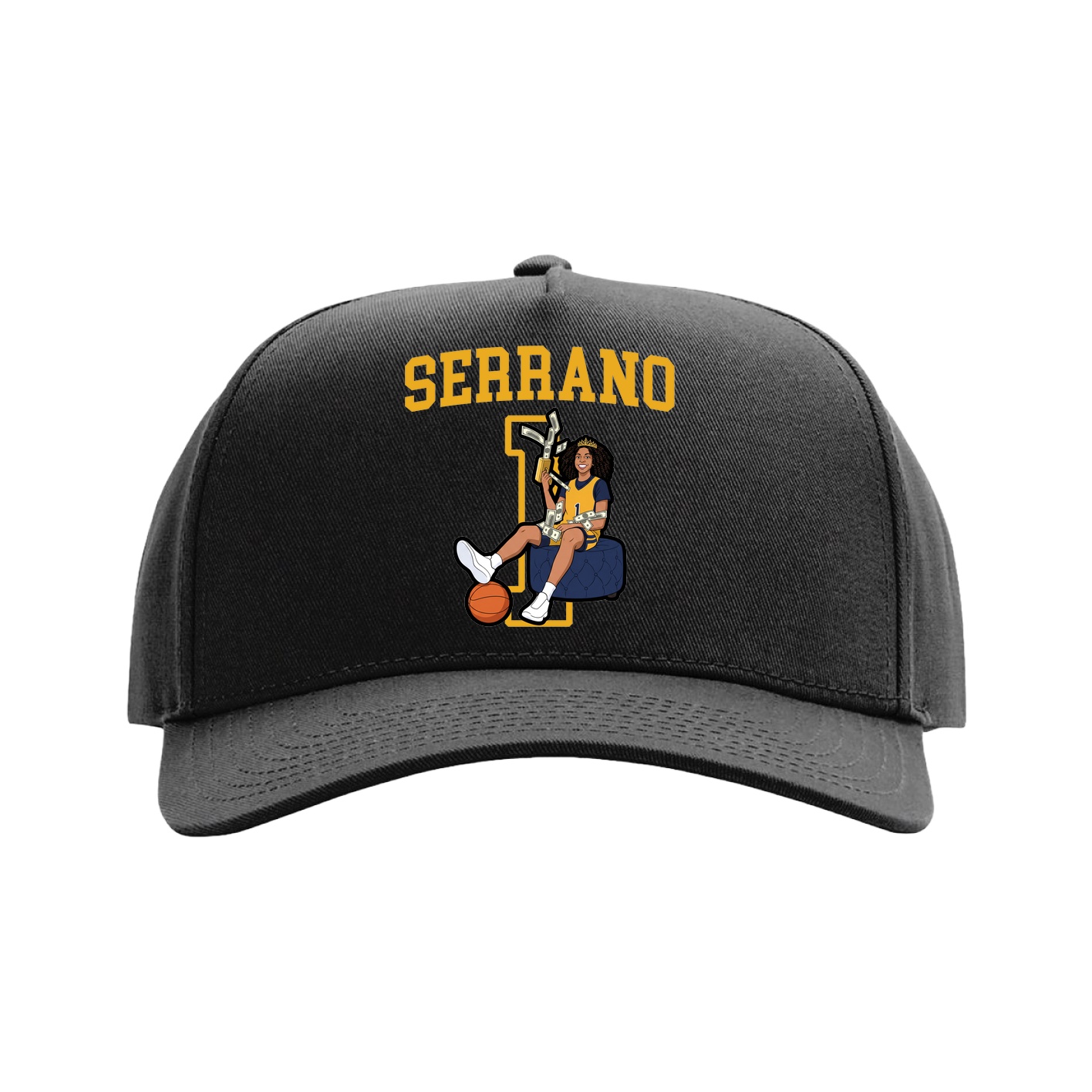 Full Fabric Five-Panel Champ Cap