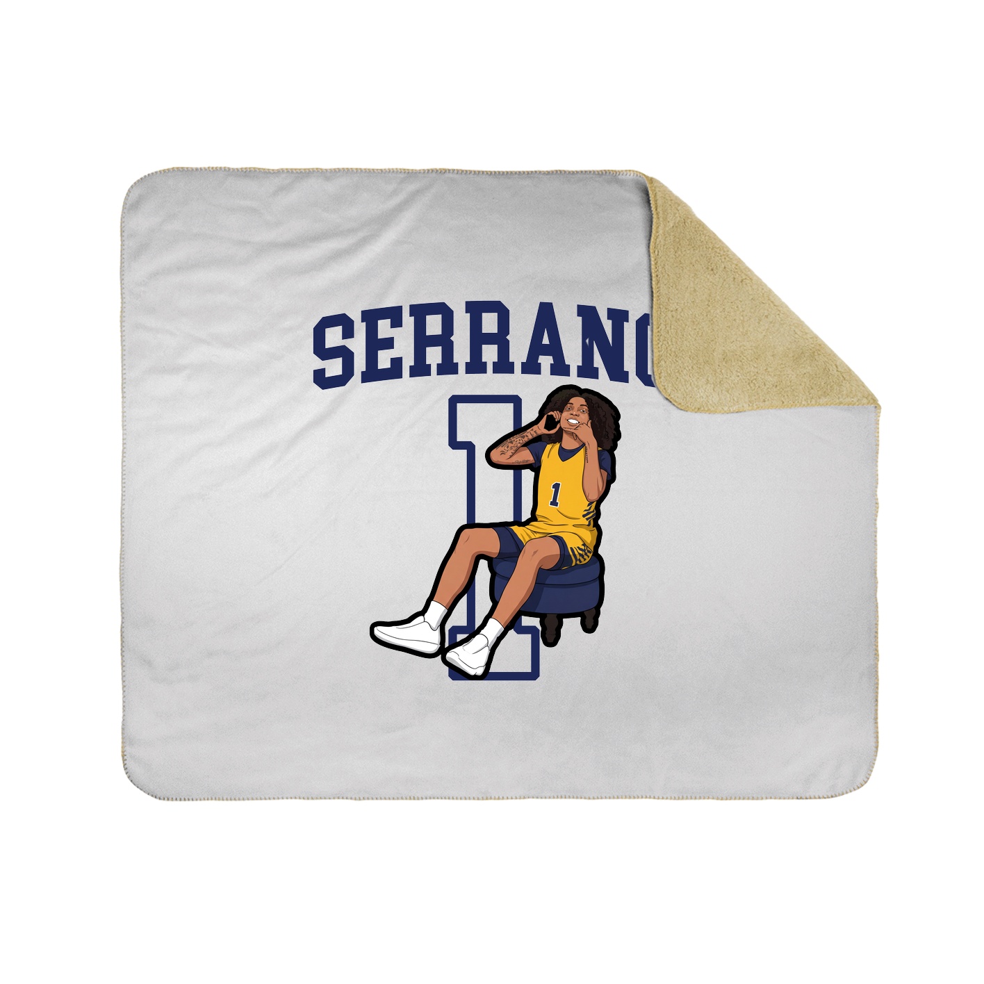 Throw Blanket — Shirsey in White