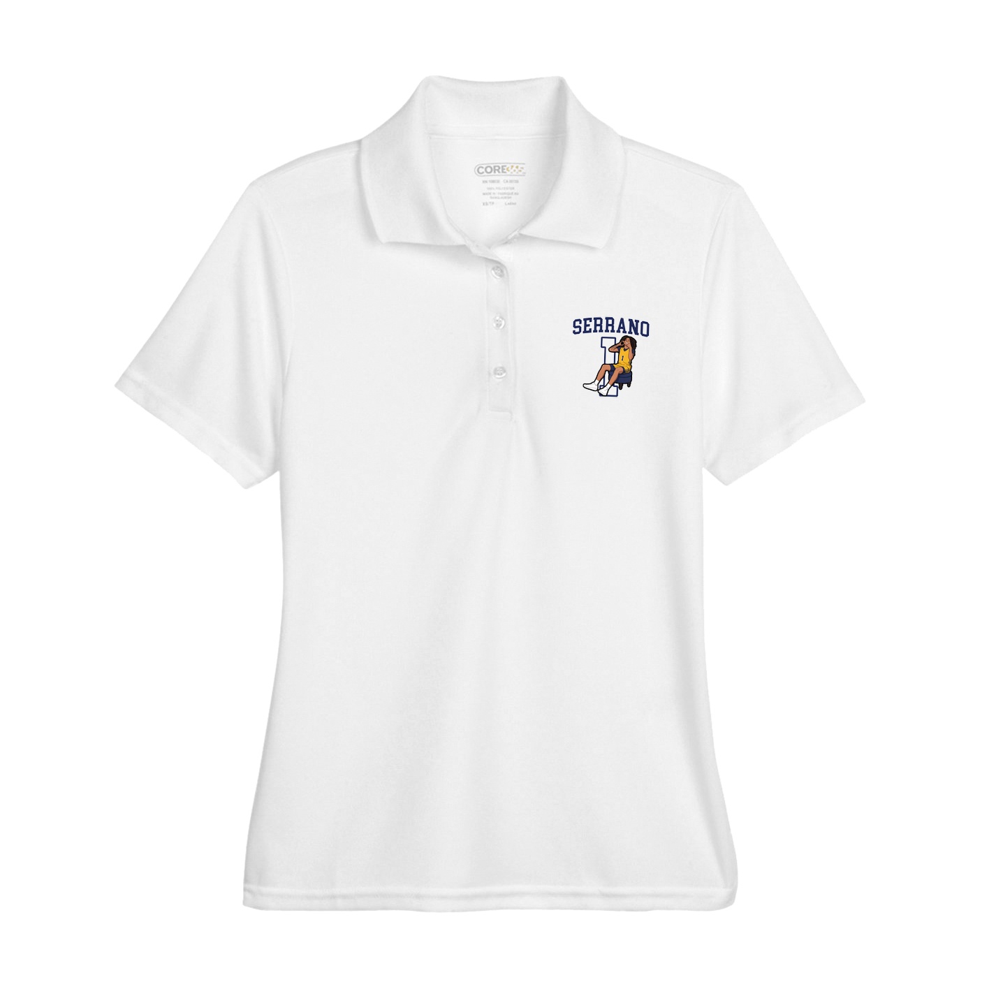 Womens Performance Polo — Shirsey in White