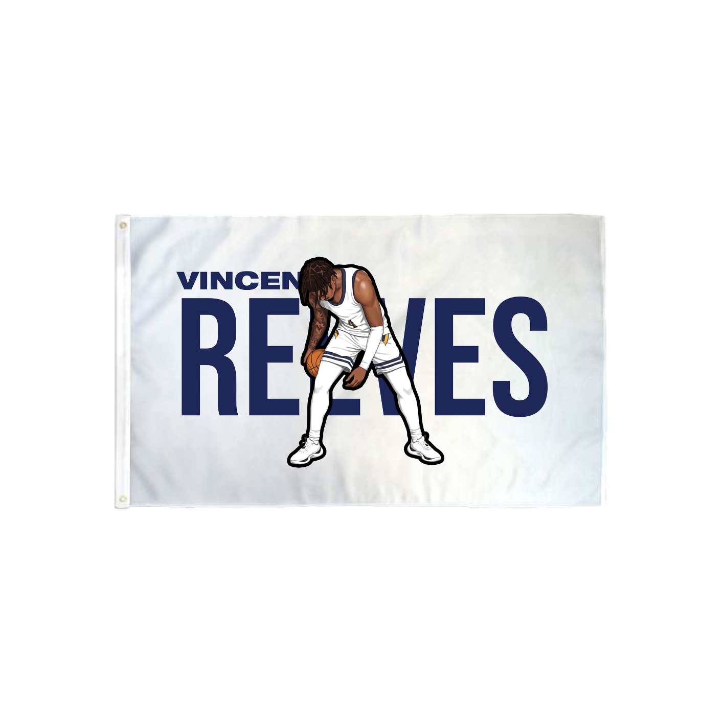 3x5 Flag — Player Name in Classic