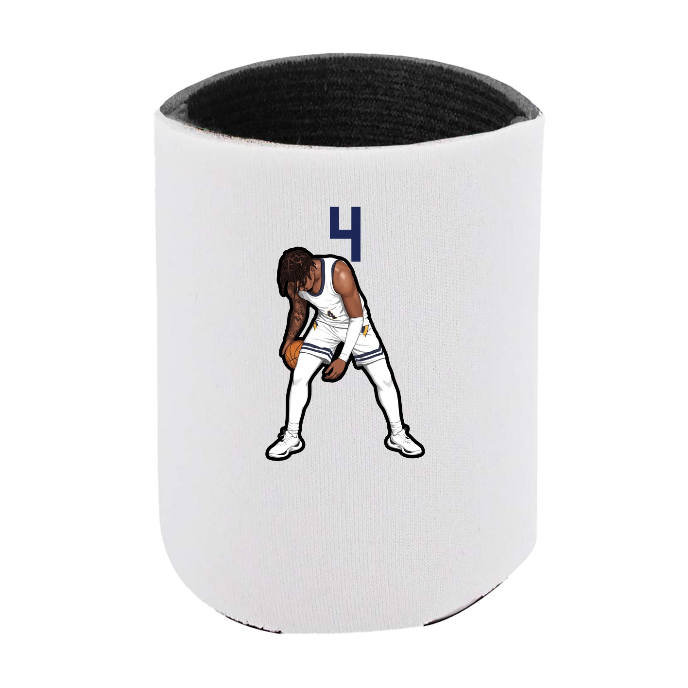 Can Holder — Number Top in White