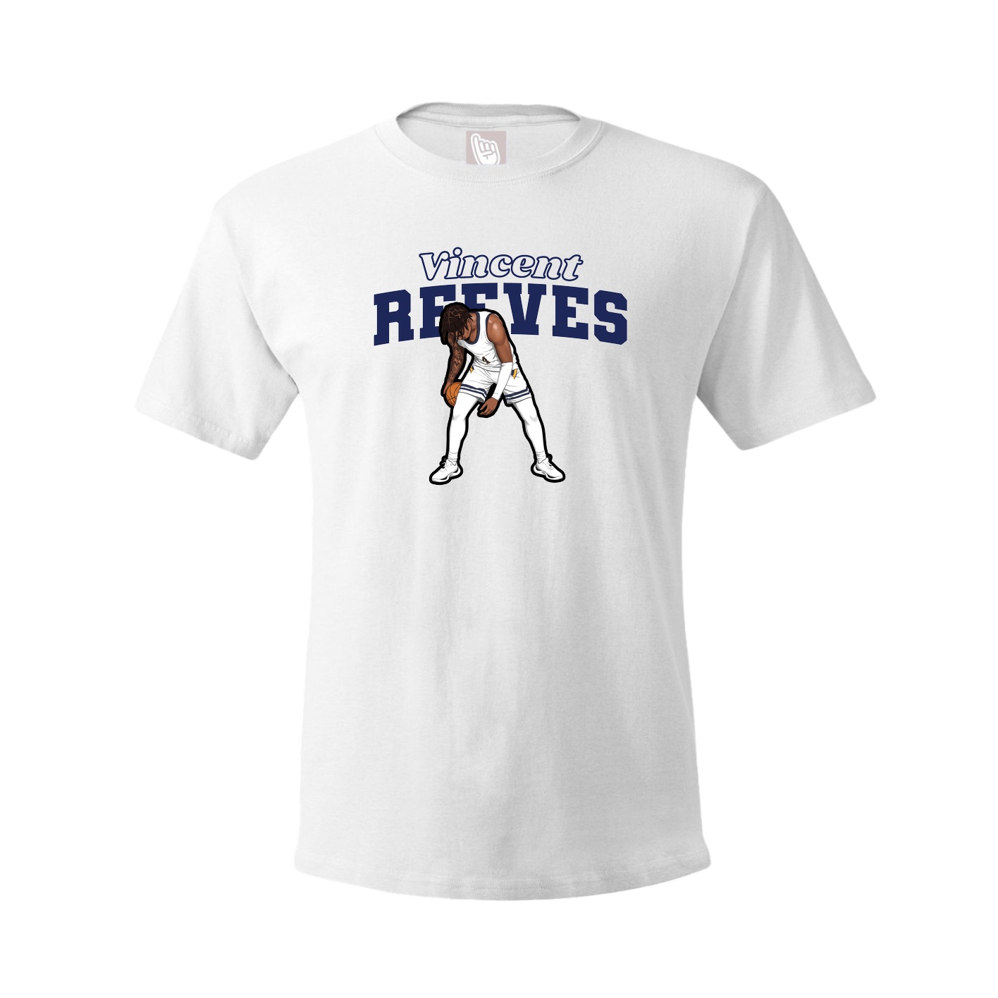Tee — Name Arch in White