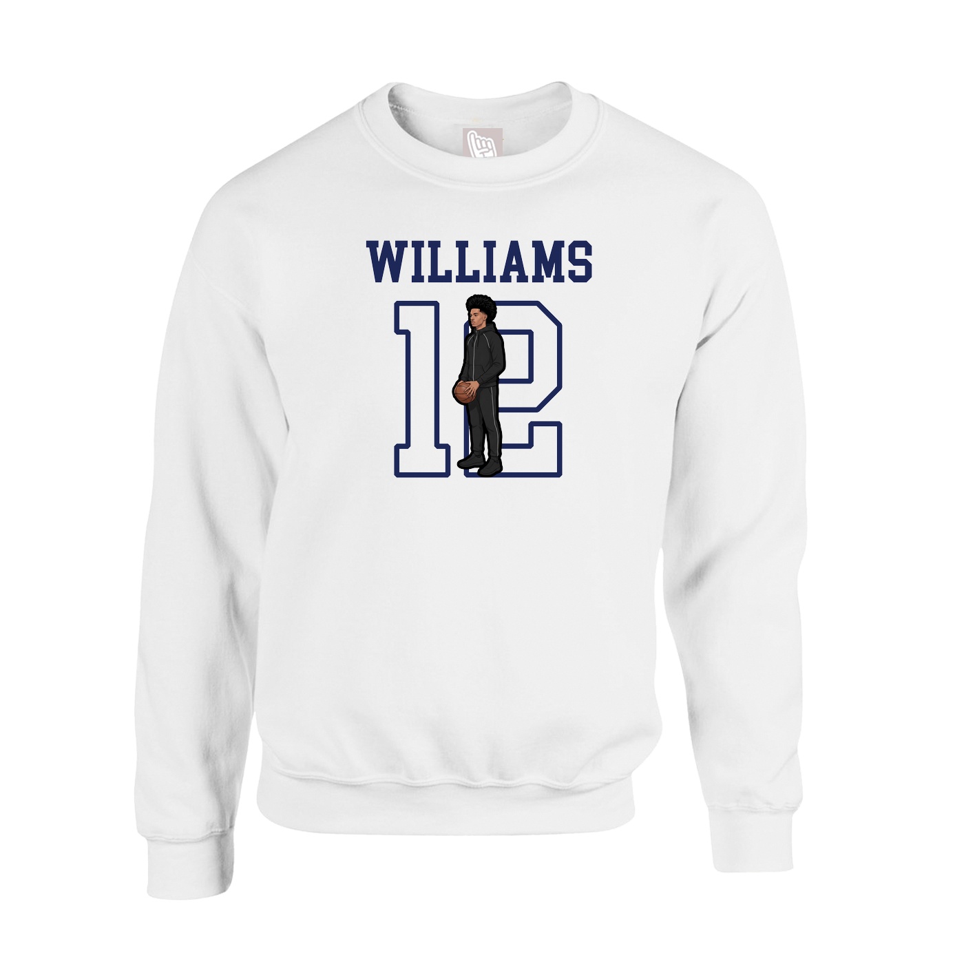 Fleece Crew — Shirsey in White