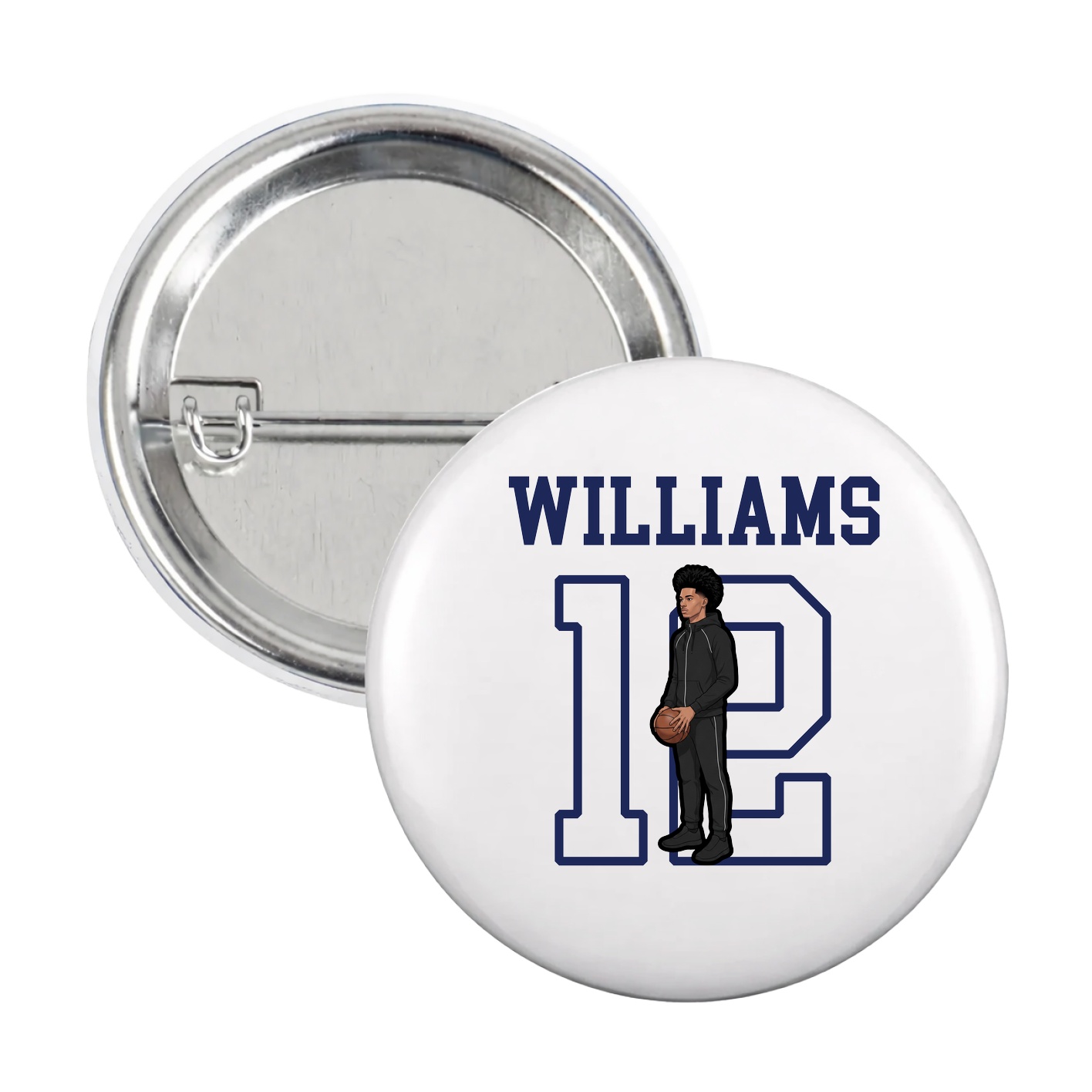 Game Day Button — Shirsey in White
