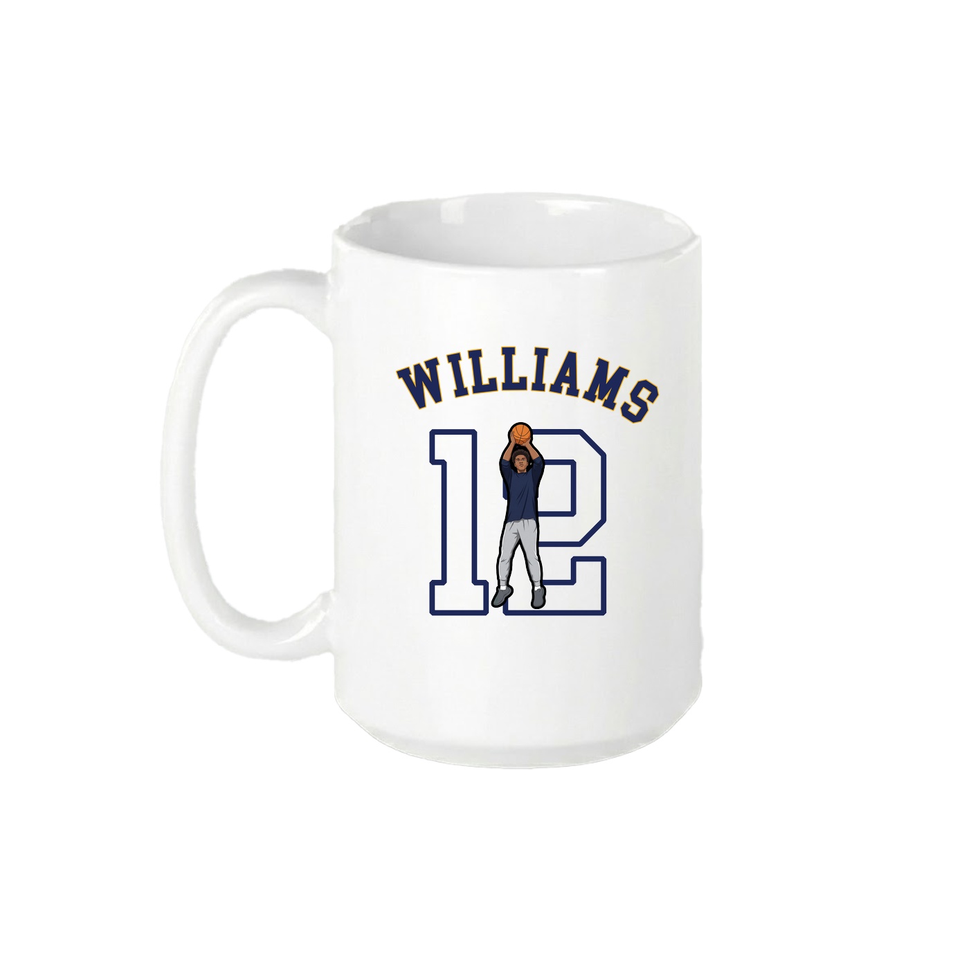 15oz Coffee Mug — Shirsey Arch in White