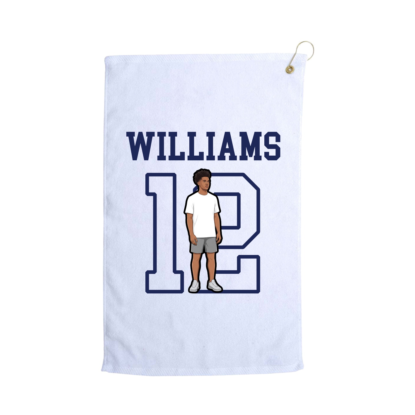 Golf Towel — Shirsey in White