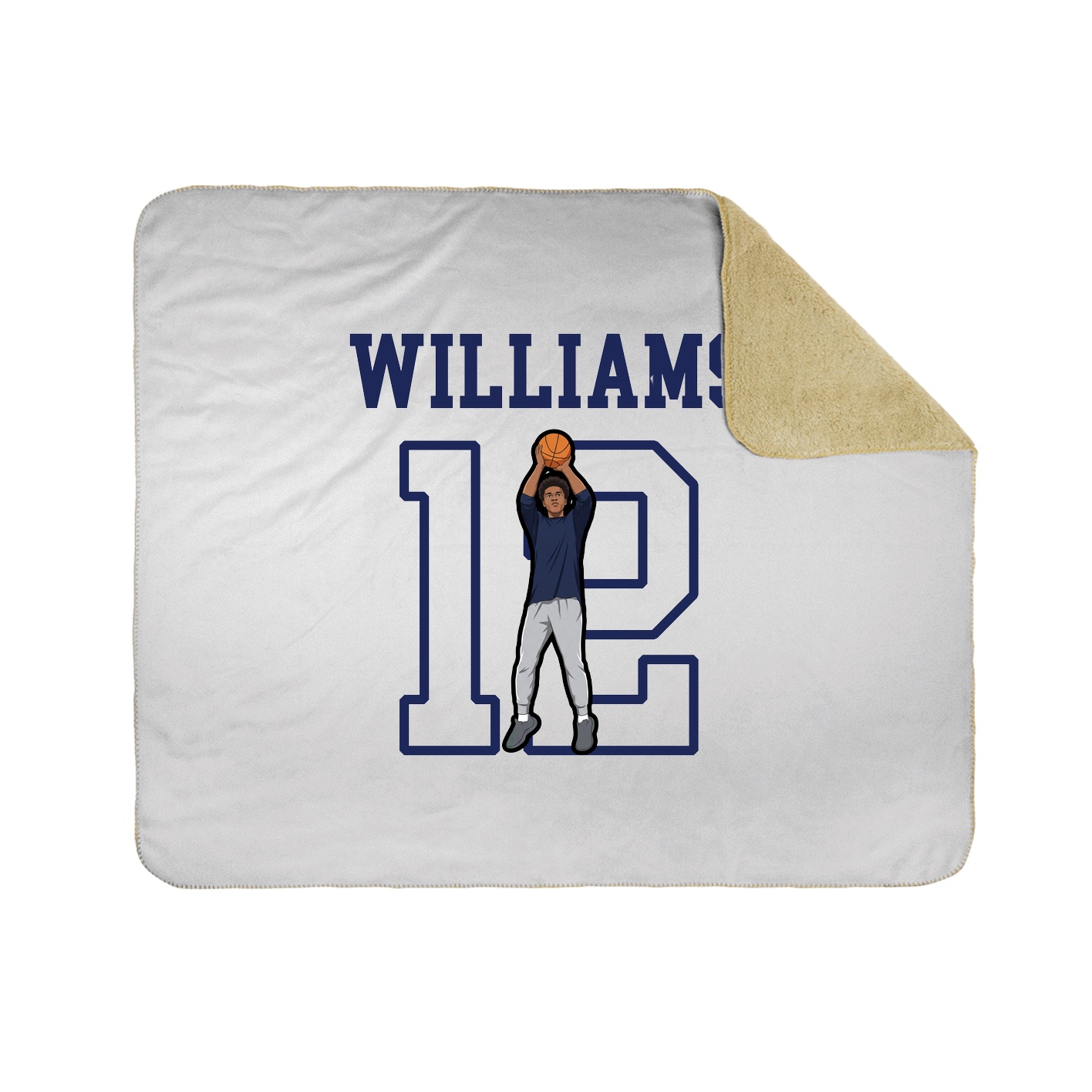 Throw Blanket — Shirsey in White