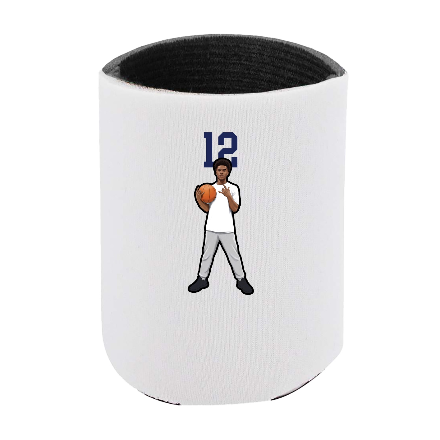 Can Holder — Number Top in White
