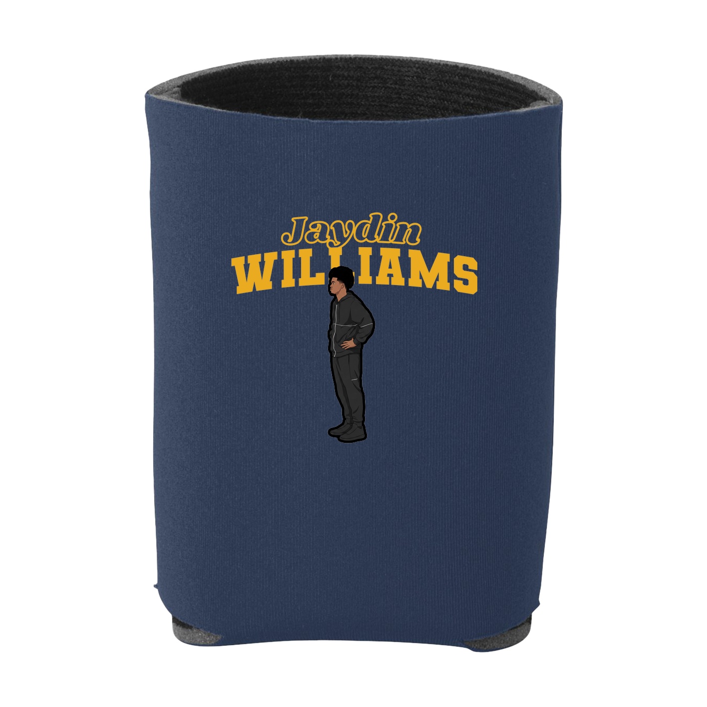 Can Holder — Name Arch in Navy