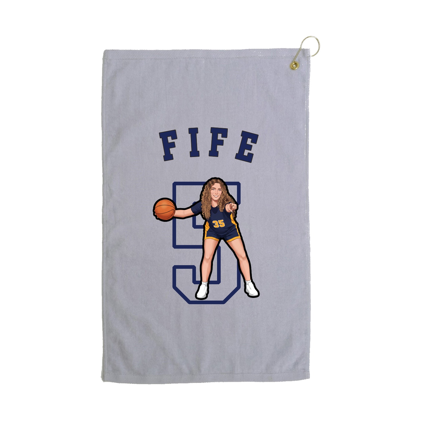 Golf Towel — Shirsey Arch in Grey