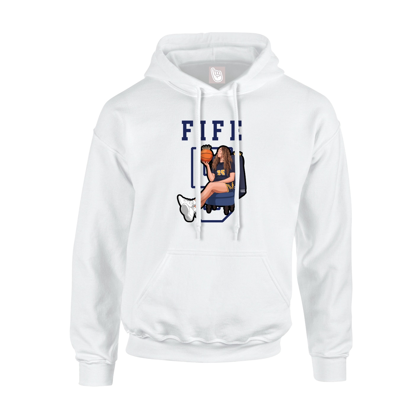 Hoodie — Shirsey in White