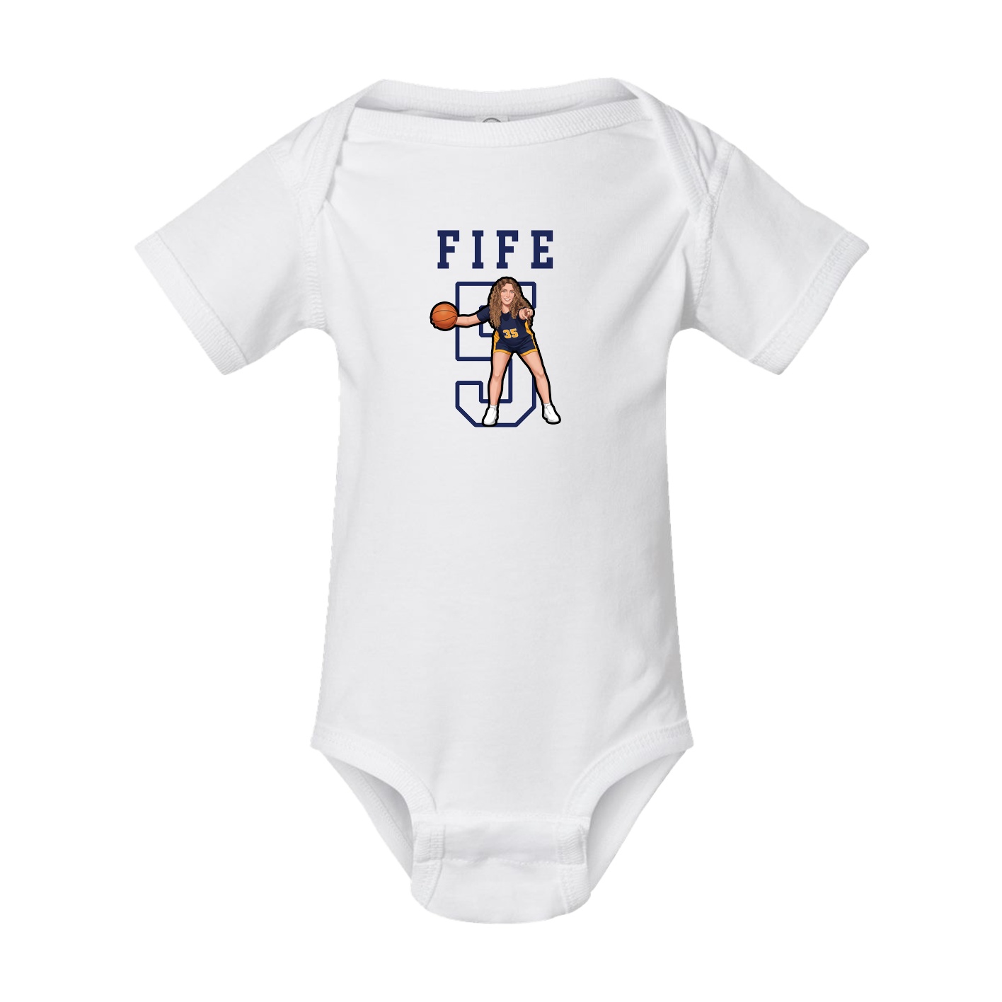 Baby Onesie — Shirsey in White