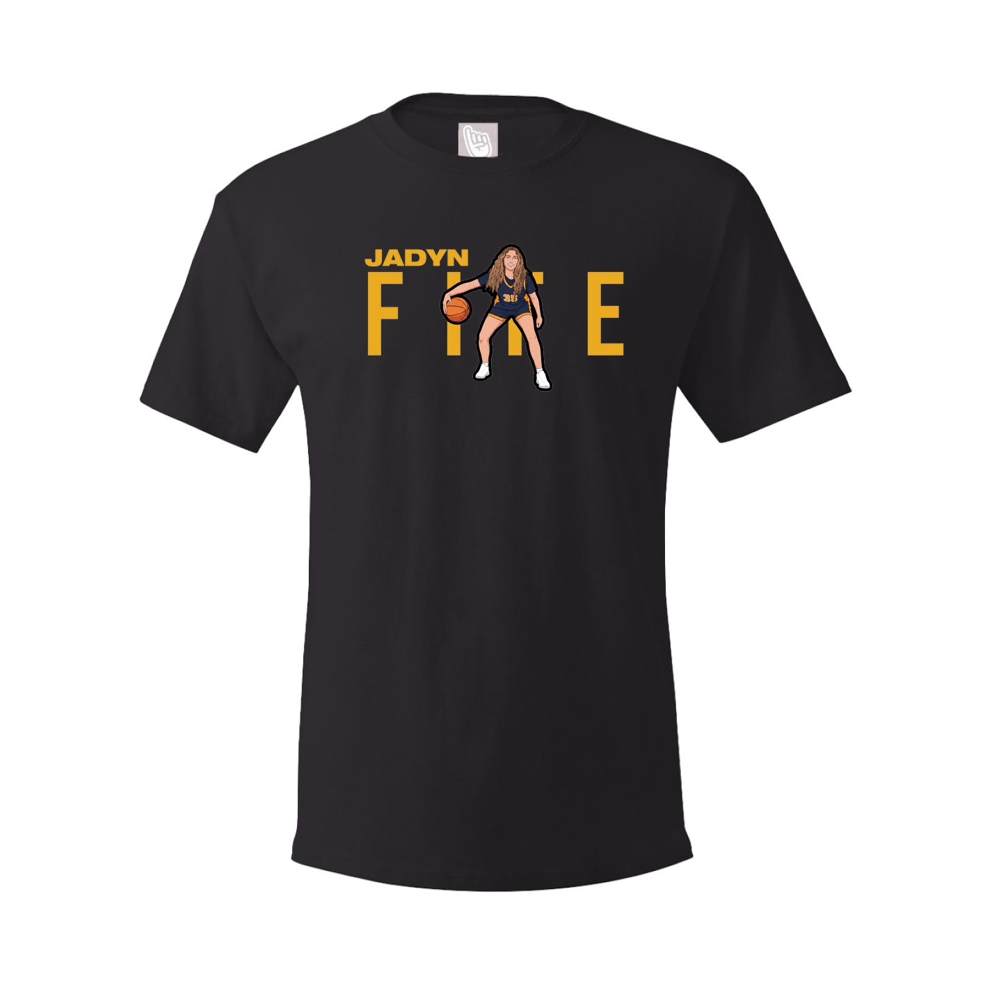 Youth Tee — Player Name in Black