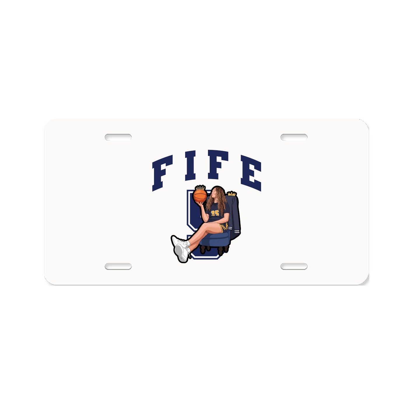 License Plate — Number in Classic