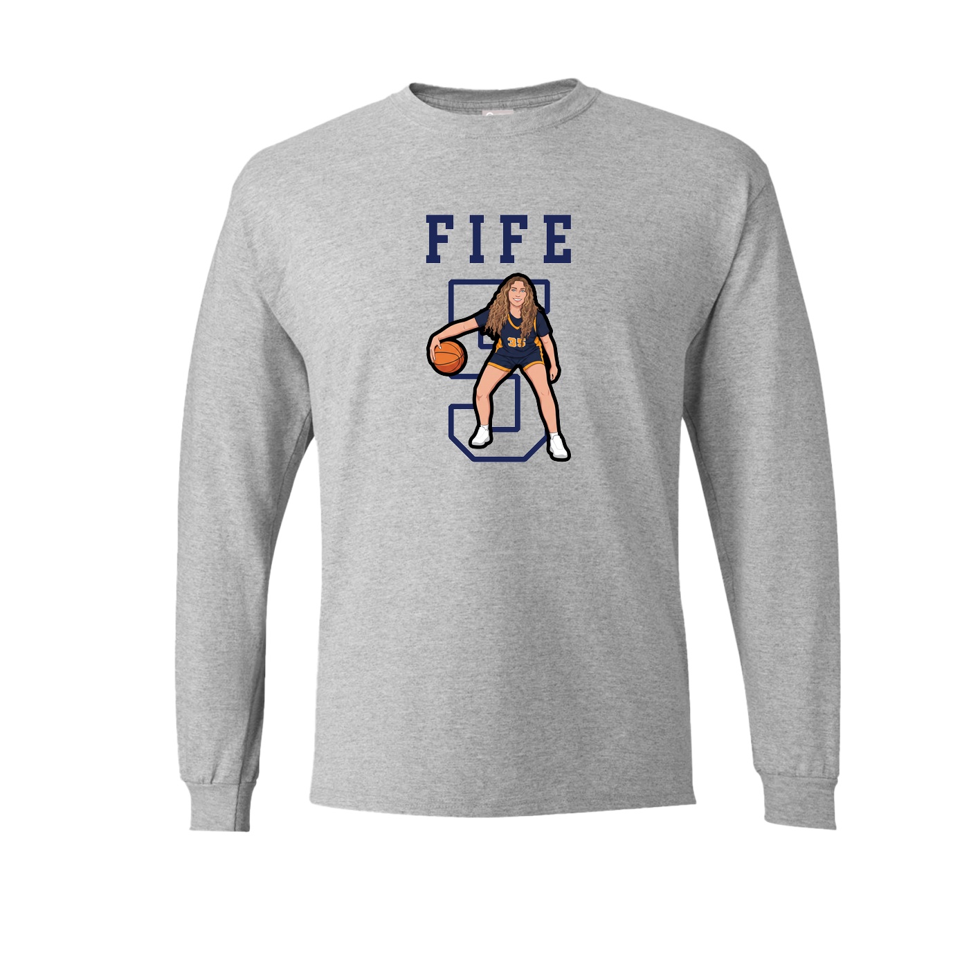 Long Sleeve Tee — Shirsey in Grey
