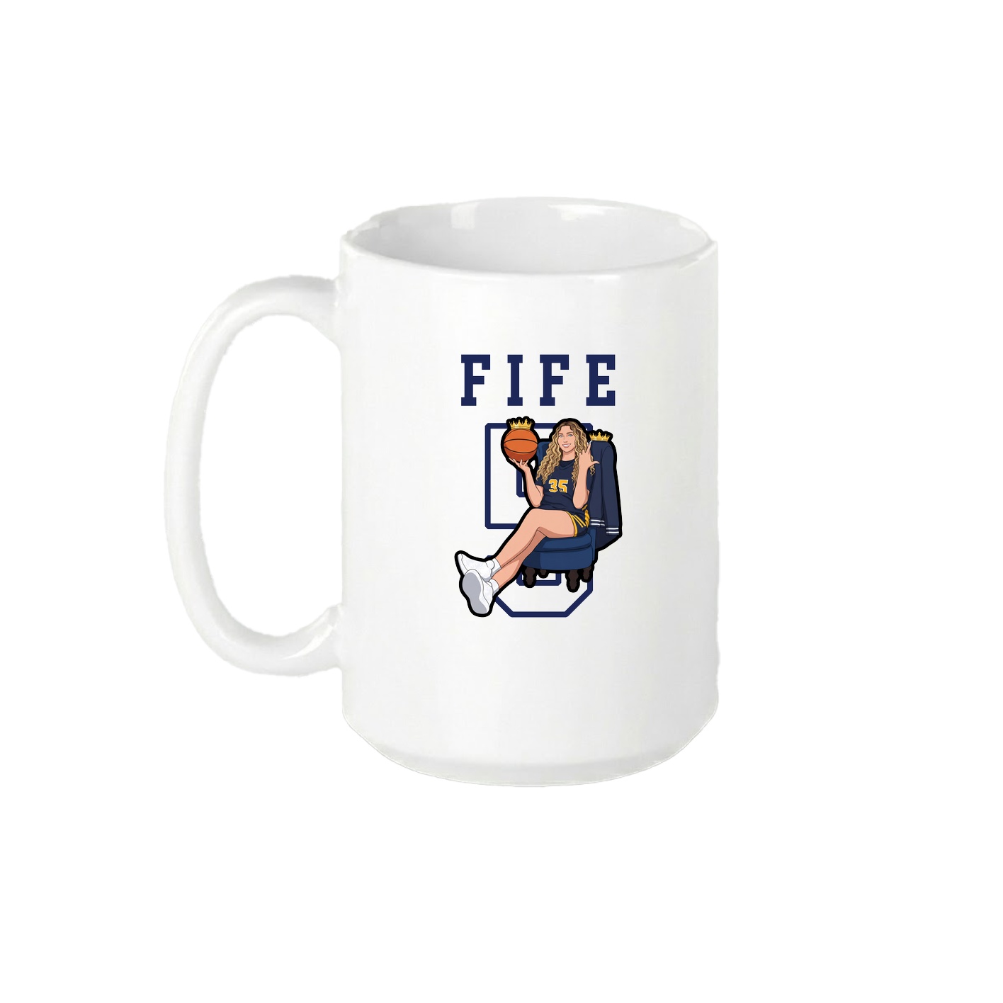 15oz Coffee Mug — Shirsey in White