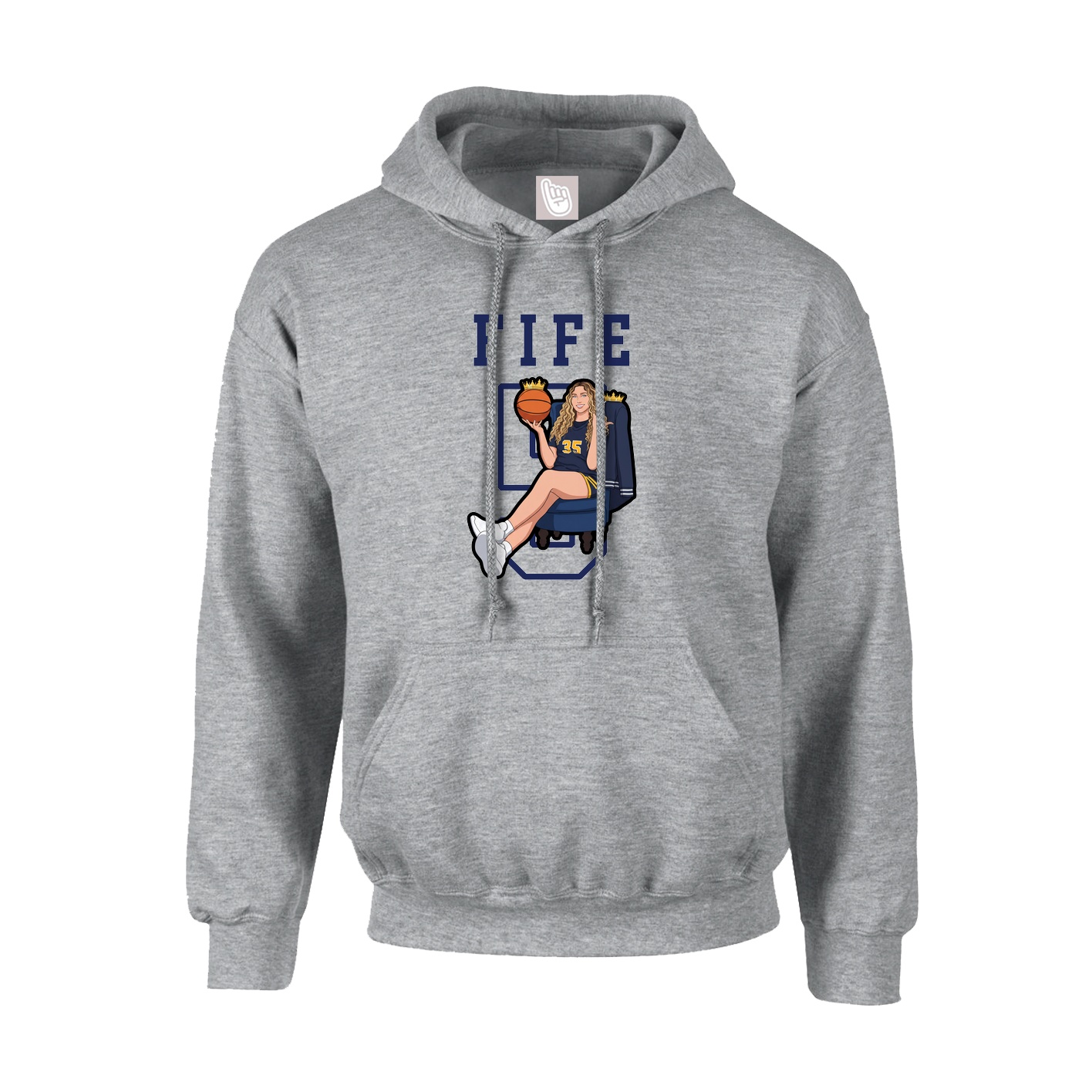 Hoodie — Shirsey in Grey