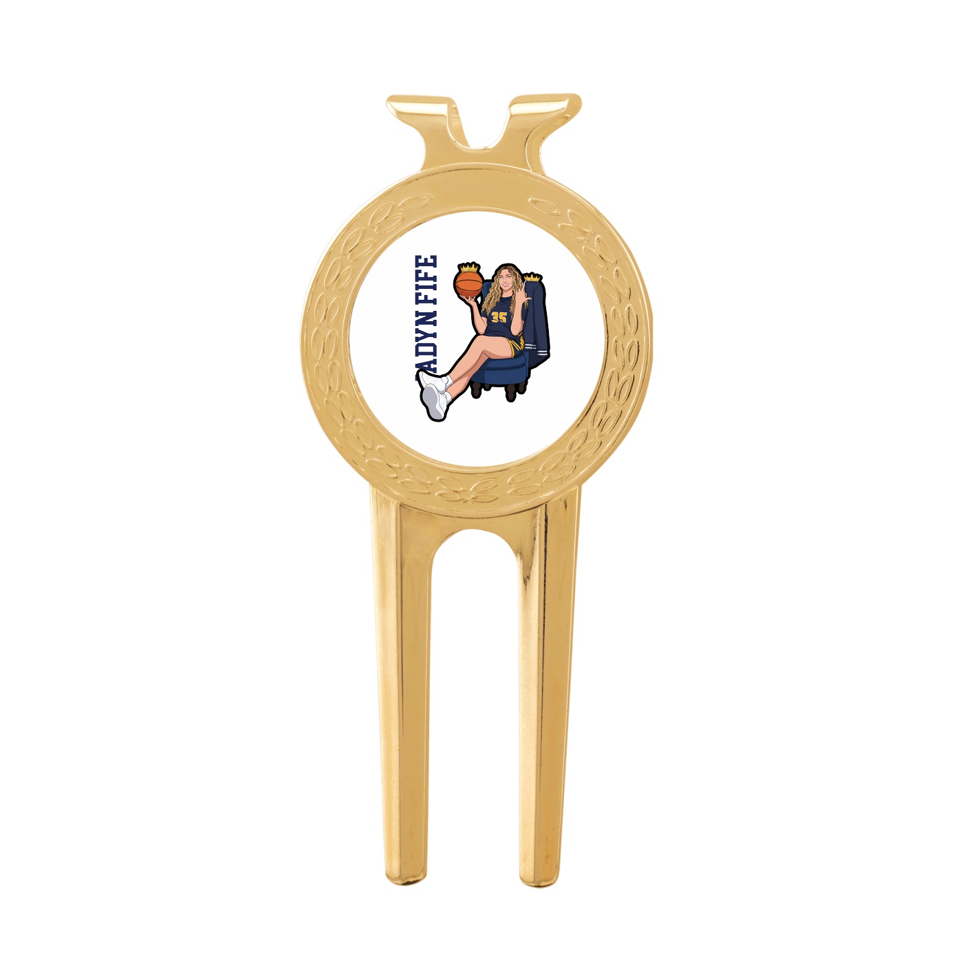 Divot Tool with Ball Marker — Name Vertical in Classic