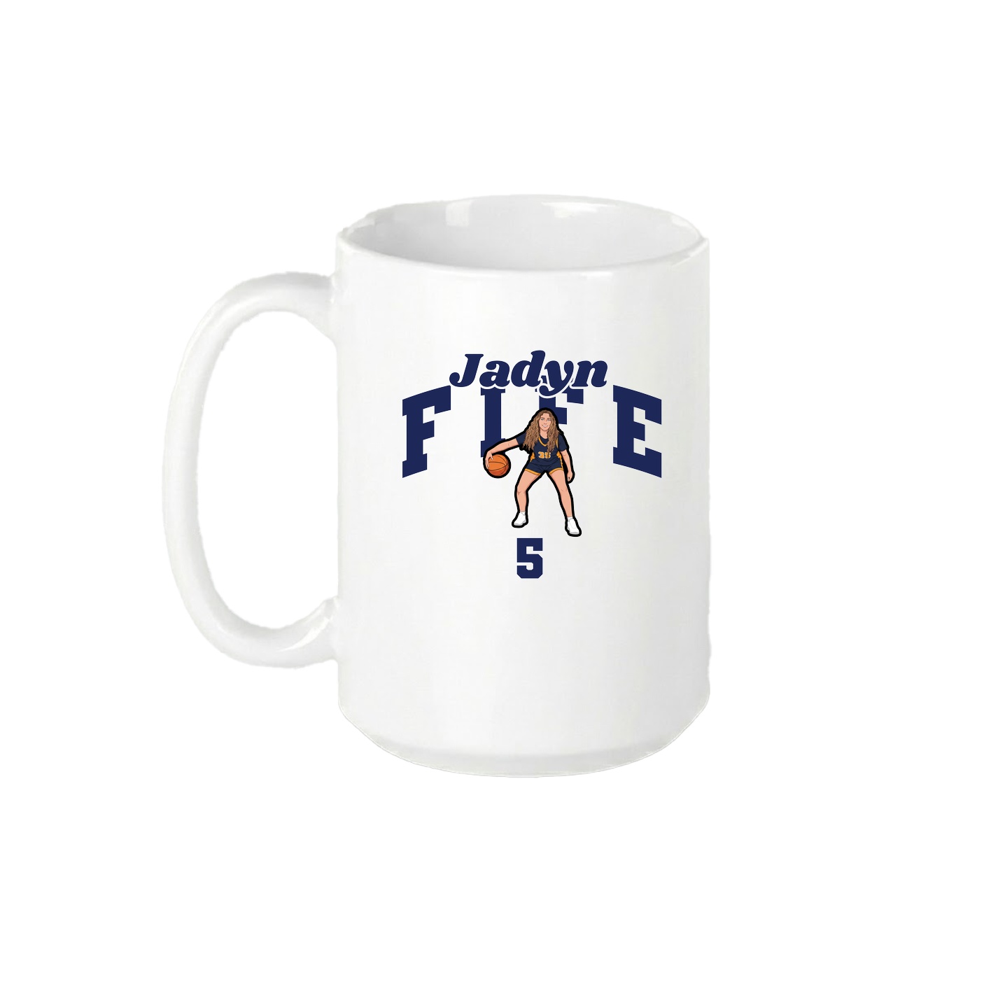 15oz Coffee Mug — Signature Arch in White