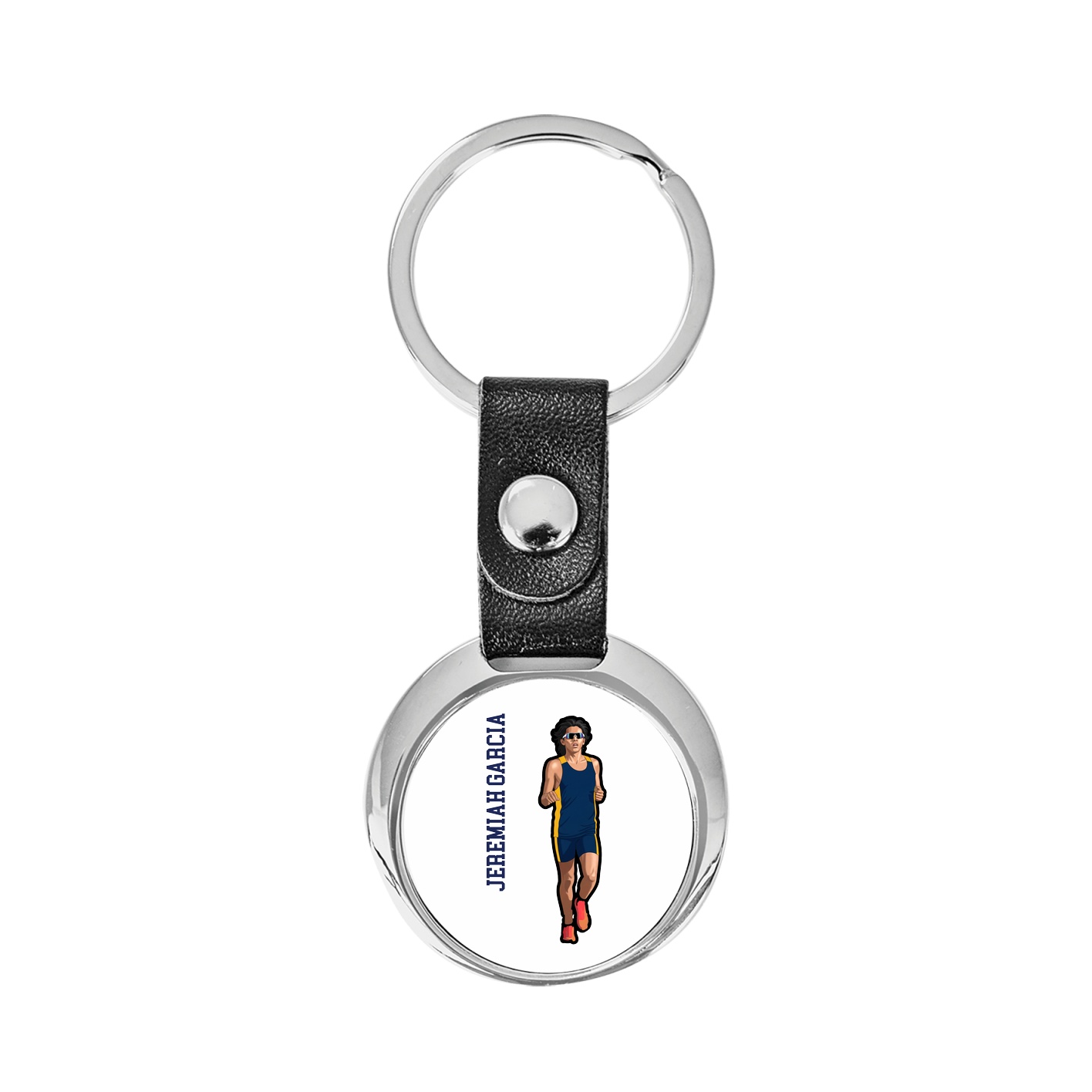 Key Chain — Name Vertical in Classic