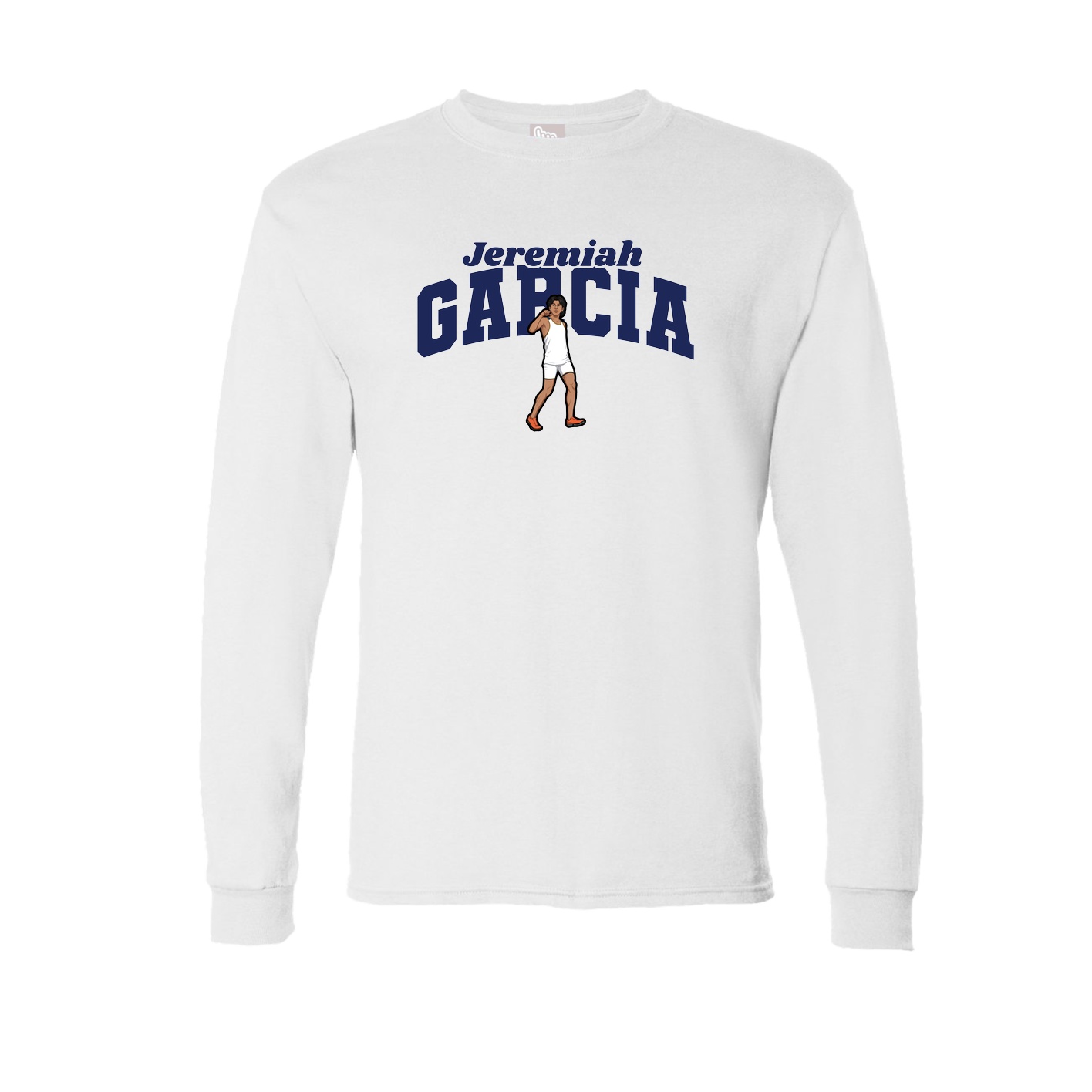 Long Sleeve Tee — Signature Arch in White