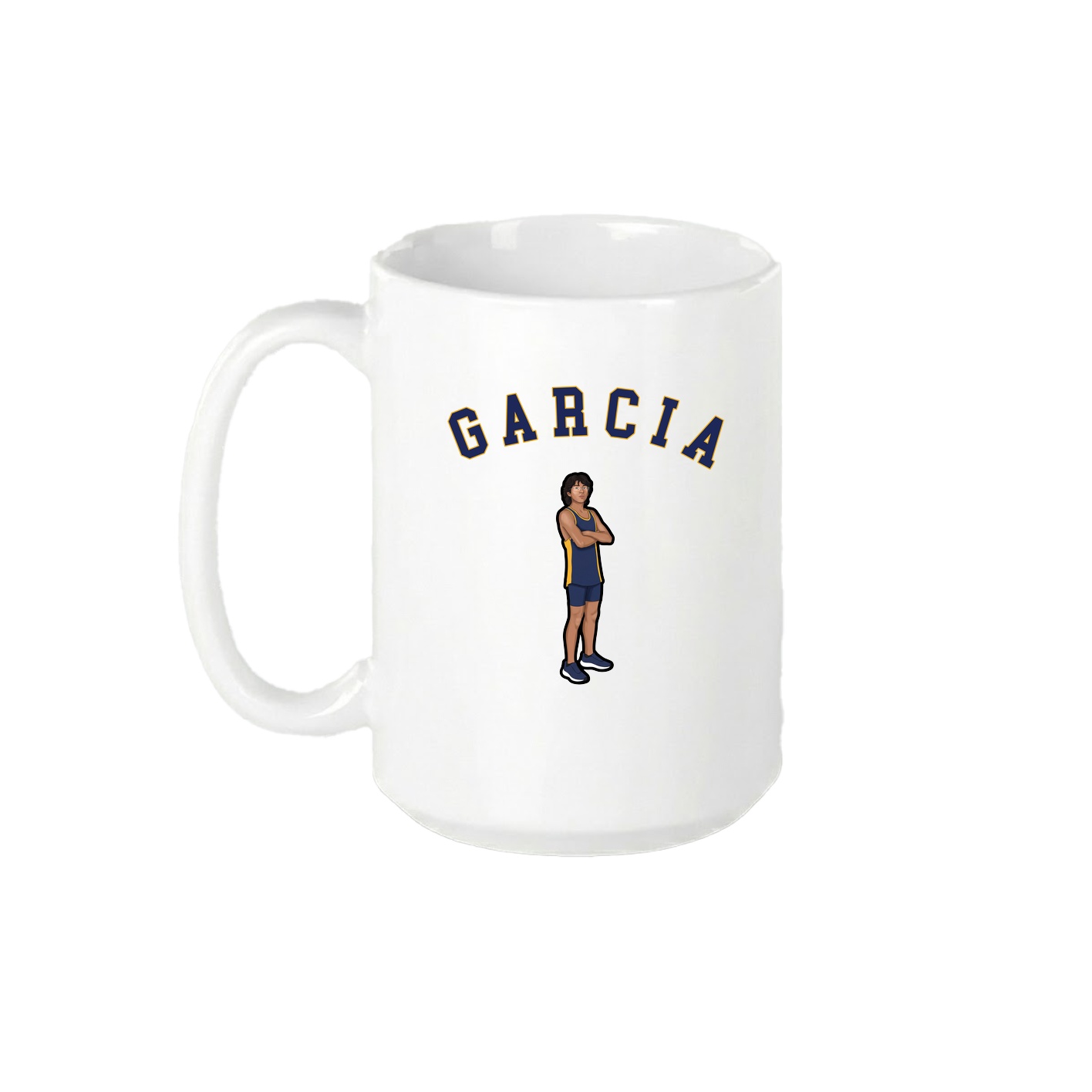 15oz Coffee Mug — Shirsey Arch in White