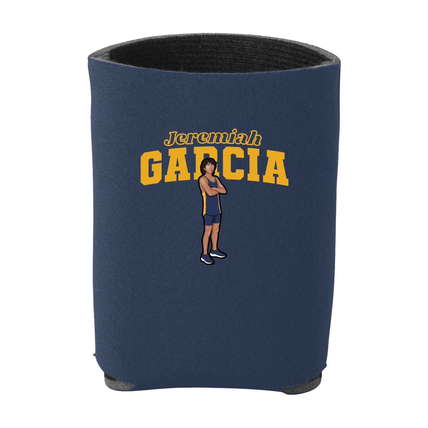 Can Holder — Name Arch in Navy