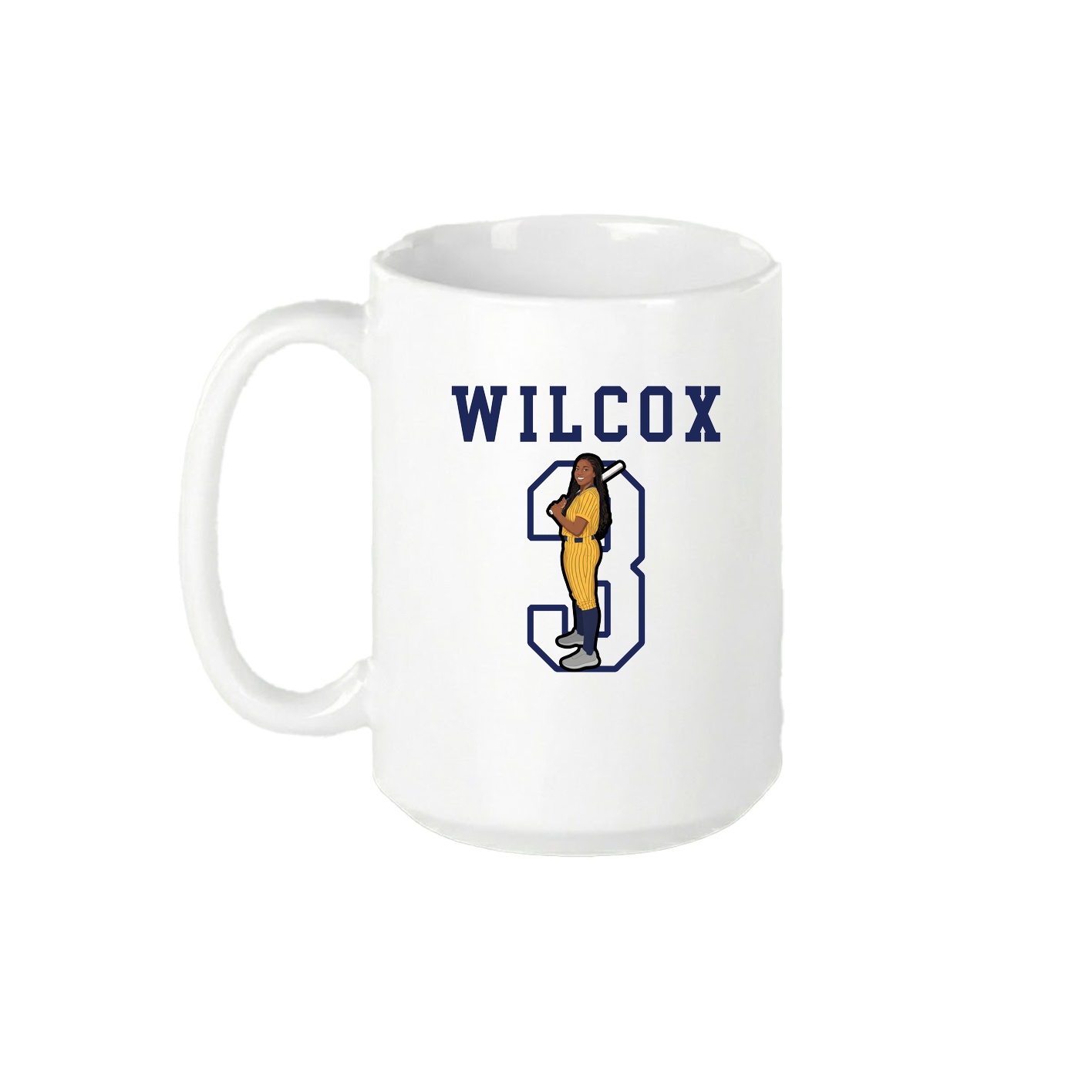 15oz Coffee Mug — Shirsey in White