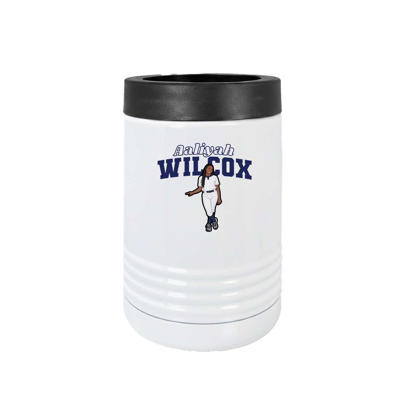 Beverage Holder — Name Arch in White