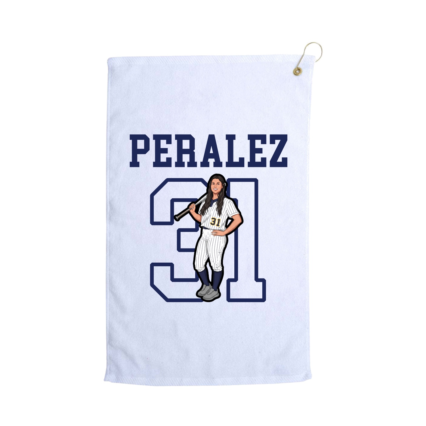 Golf Towel — Shirsey in White