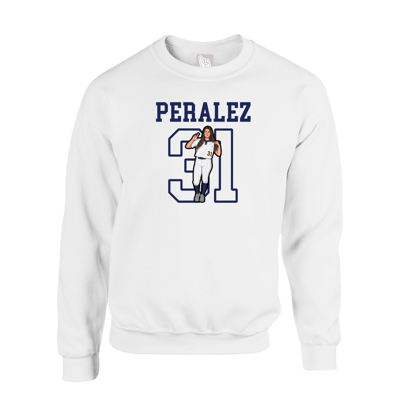 Fleece Crew — Shirsey in White