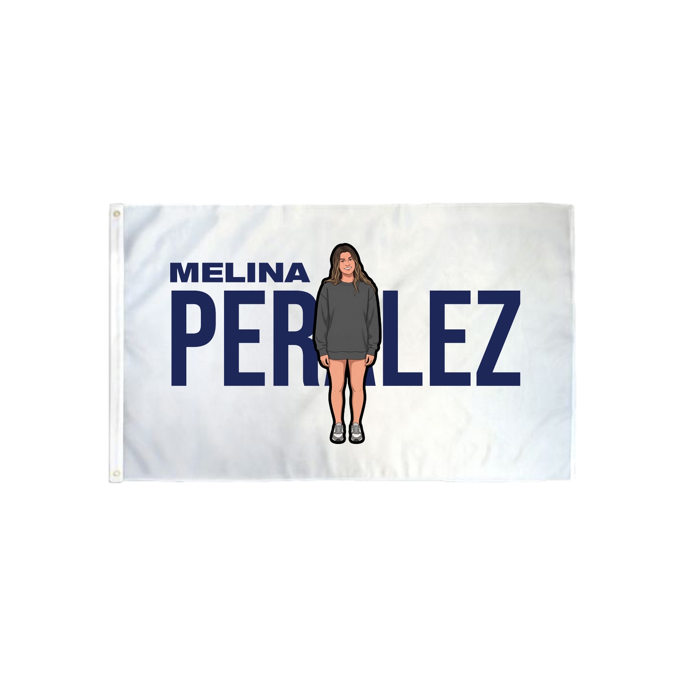 3x5 Flag — Player Name in Classic