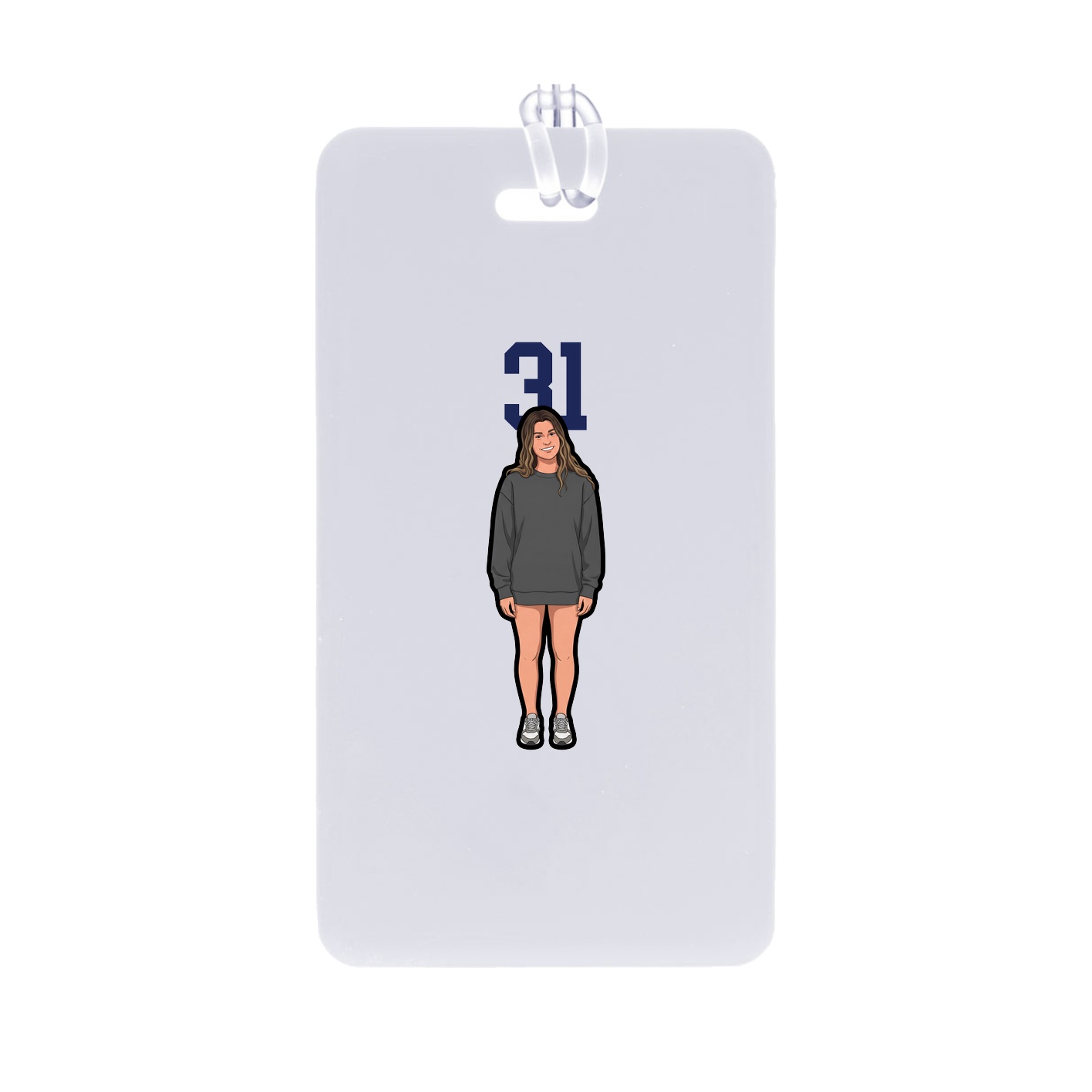 Bag Tag — Number Top in Classic