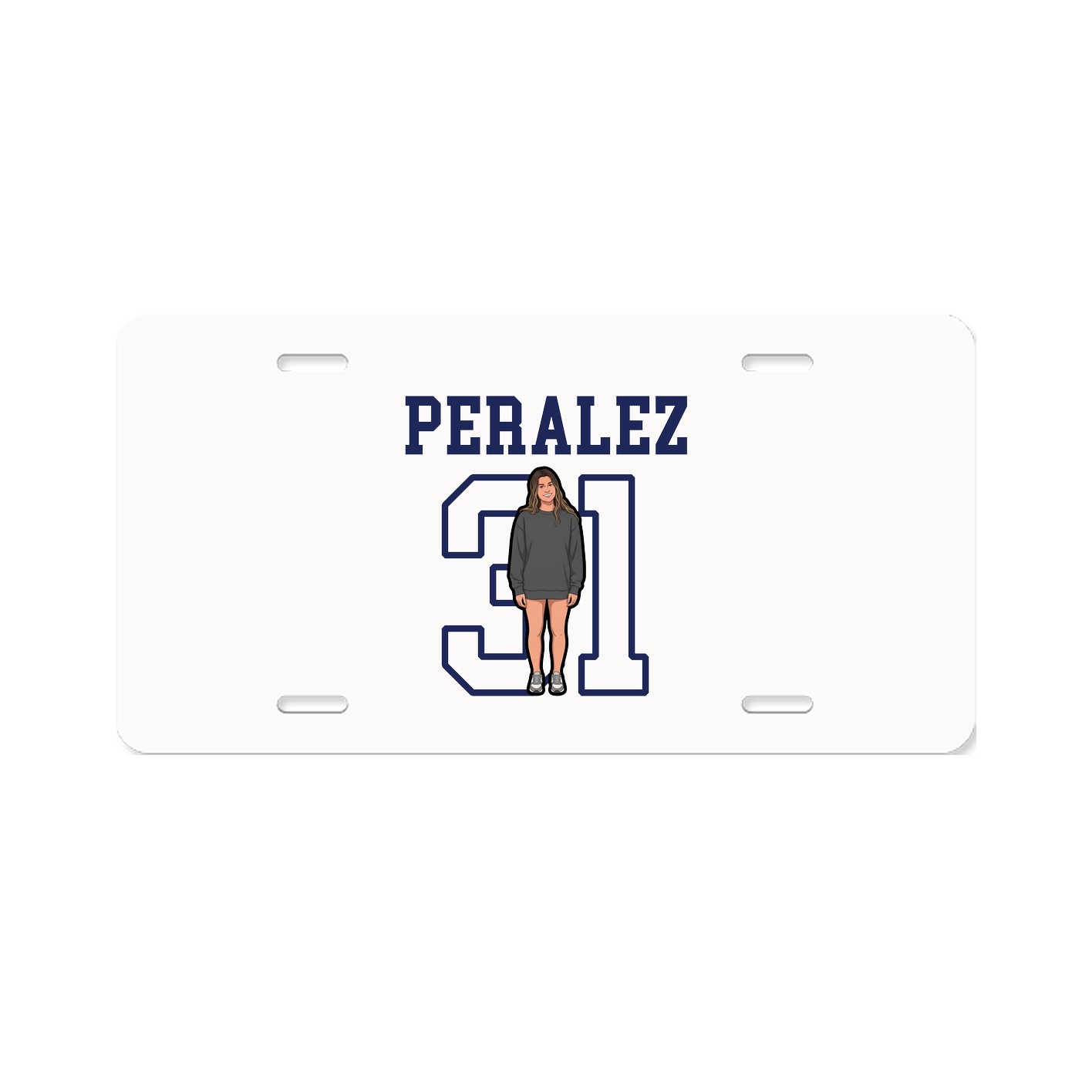 License Plate — Shirsey in Classic