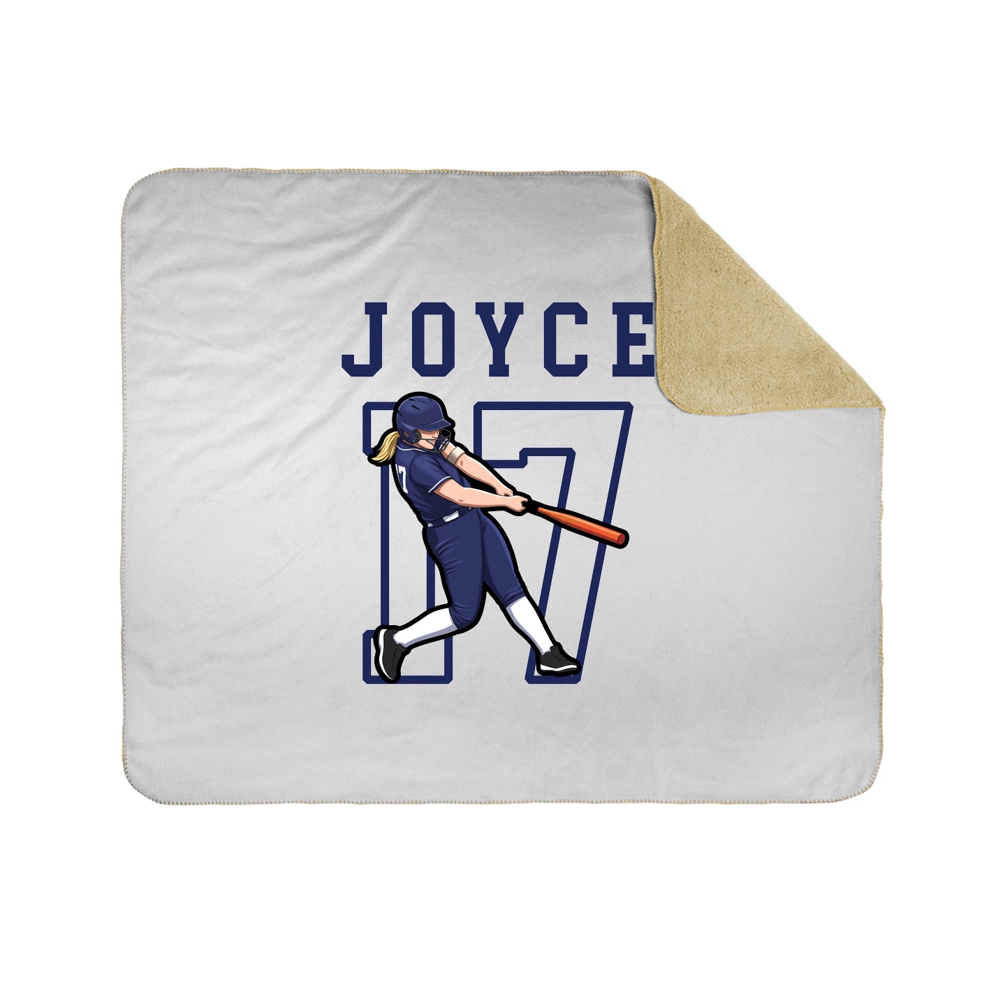 Throw Blanket — Shirsey in White
