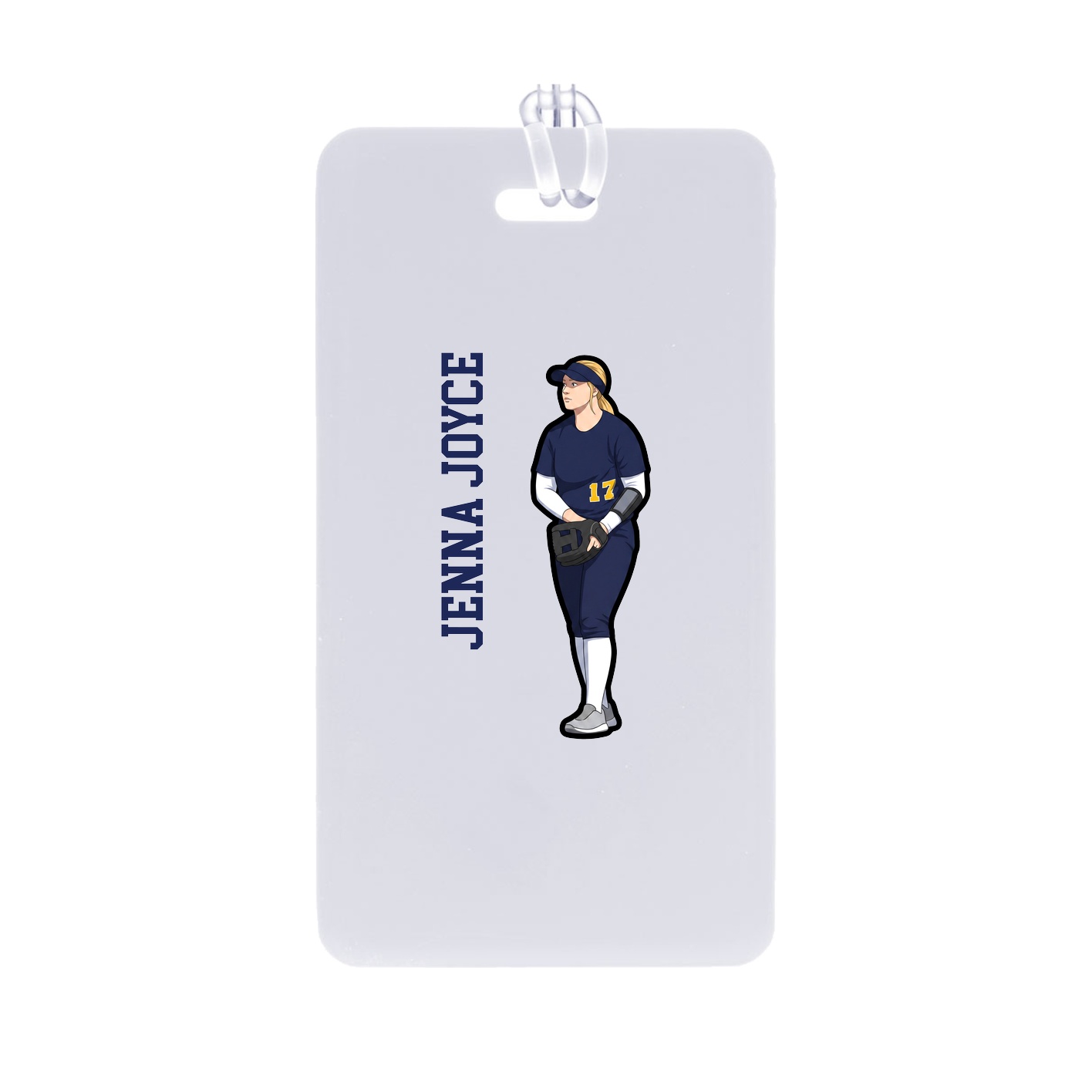 Bag Tag — Name Vertical in Classic