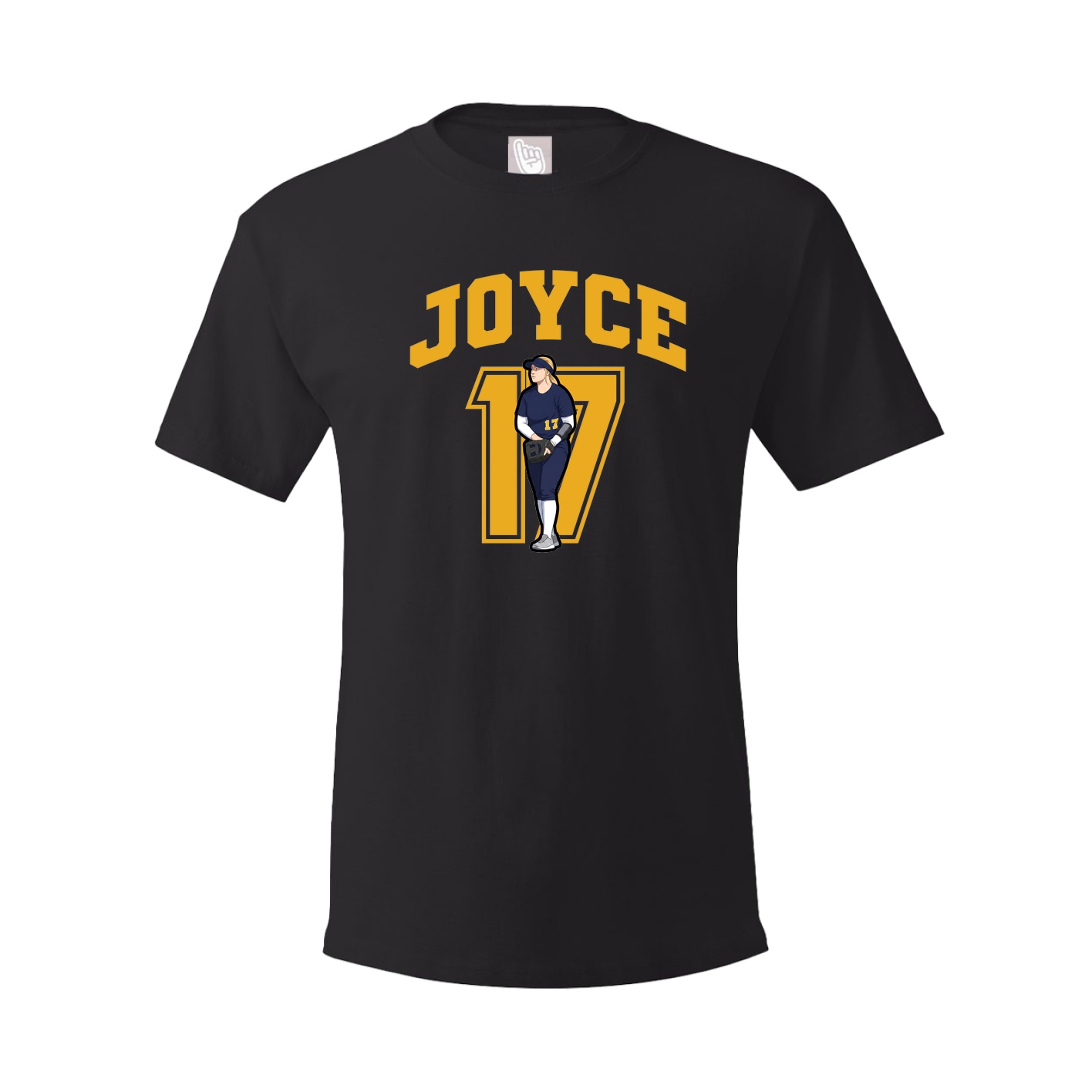 Youth Tee — Number in Black
