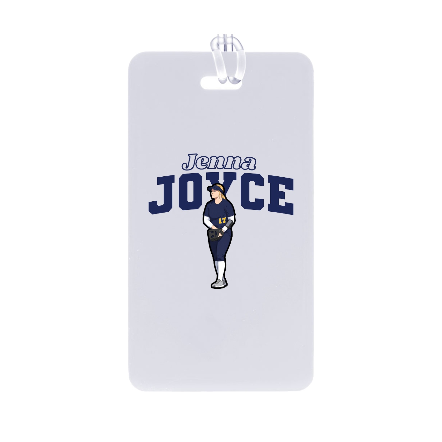 Bag Tag — Name Arch in Classic