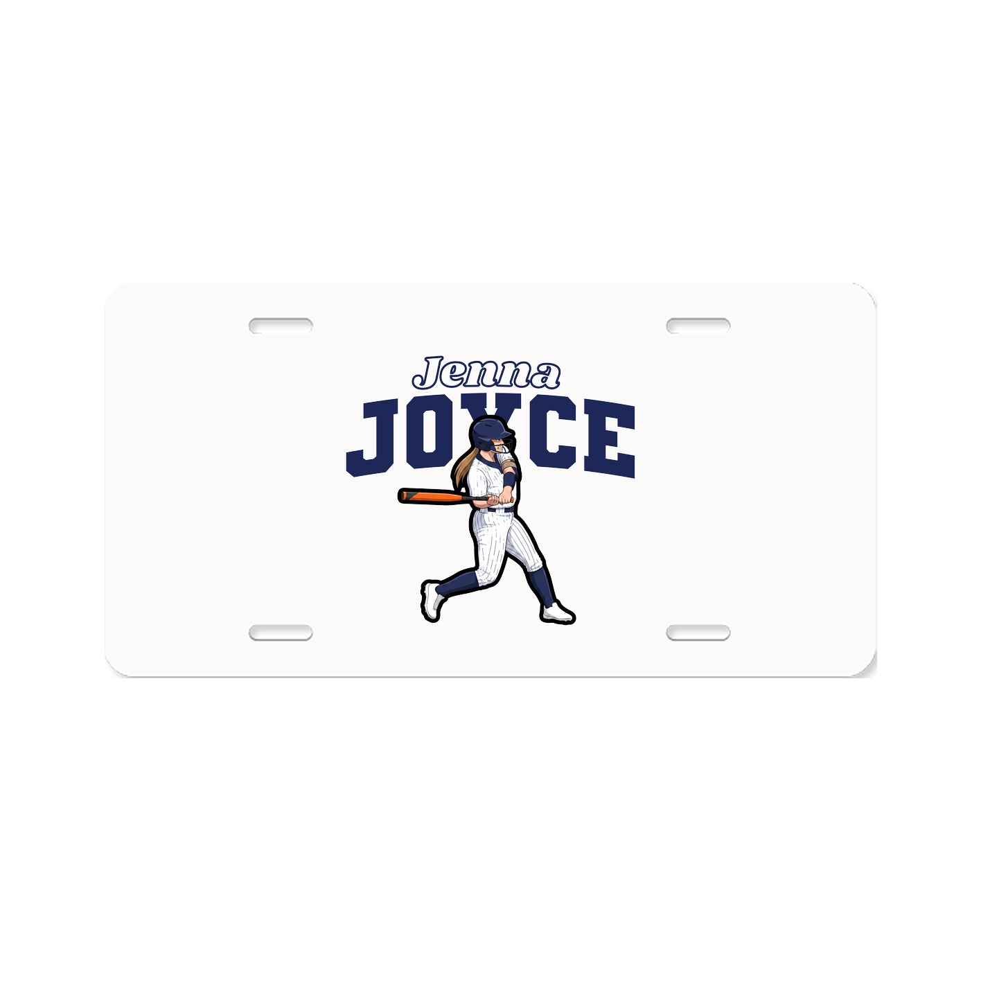 License Plate — Name Arch in Classic
