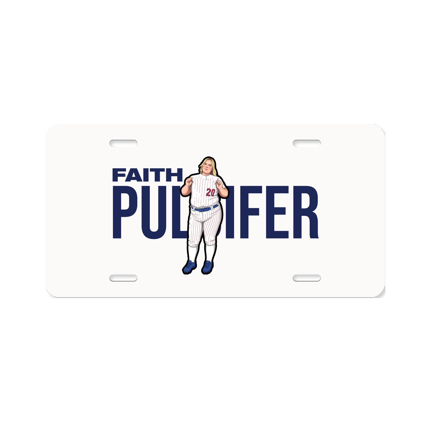 License Plate — Player Name in Classic
