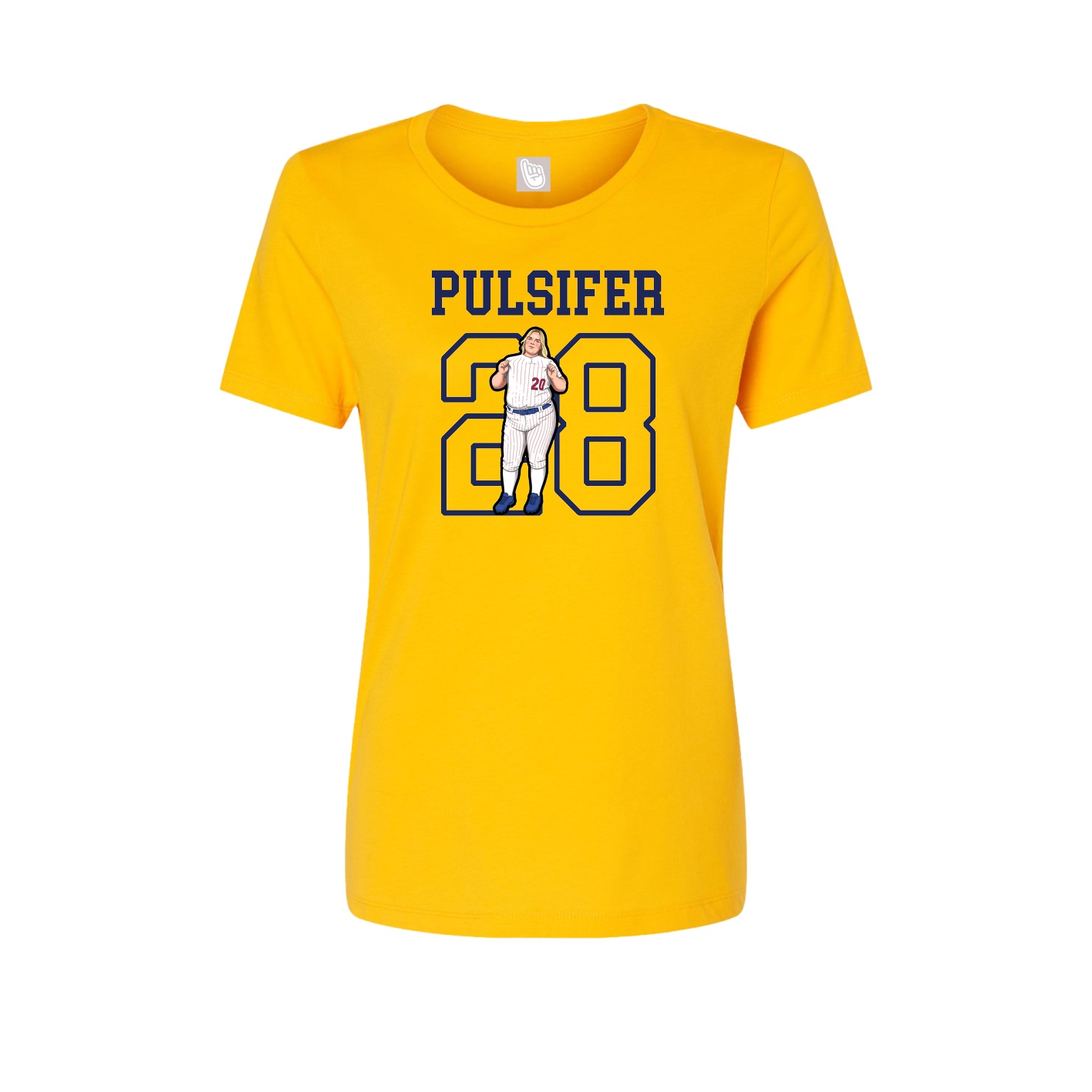 Fitted Women's Tee — Shirsey in Gold