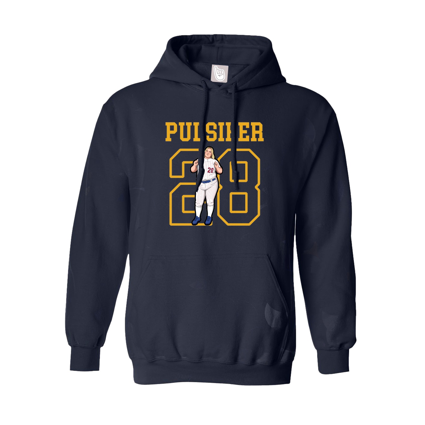 Youth Hoodie — Shirsey in Navy