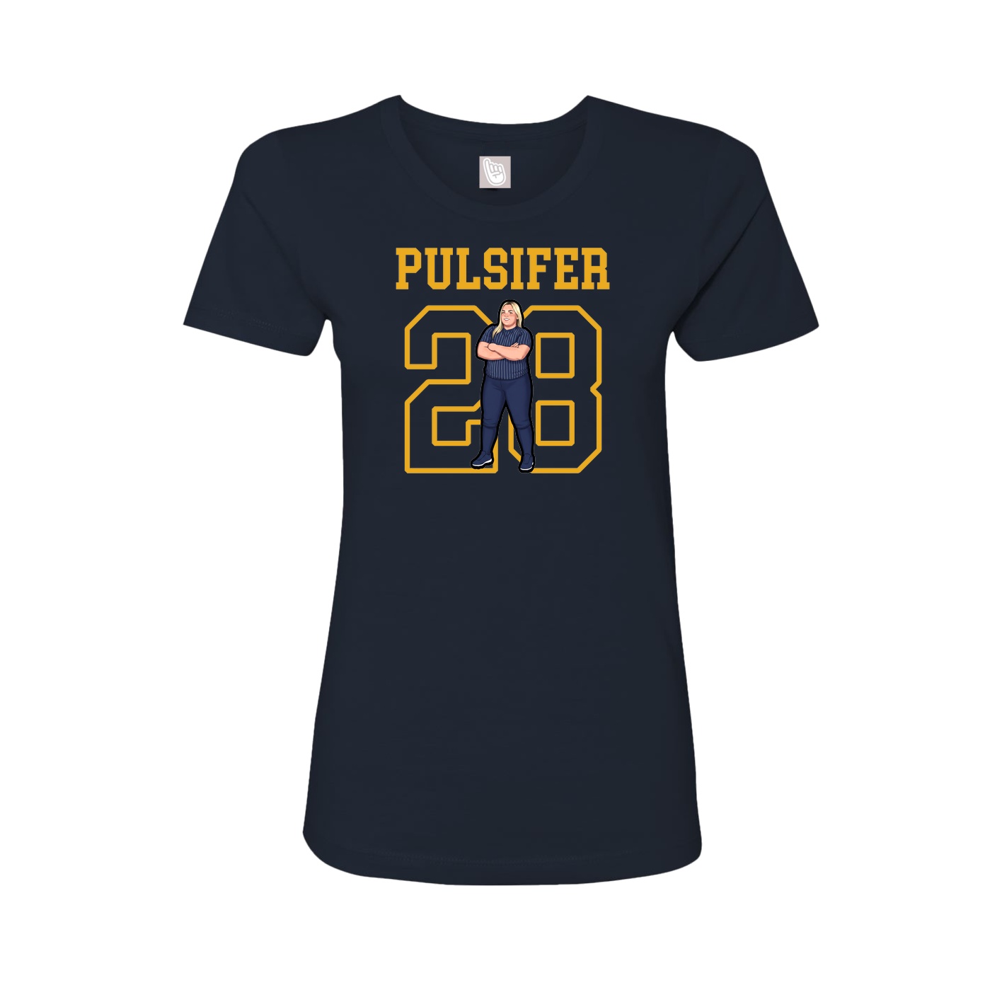 Fitted Women's Tee — Shirsey in Navy