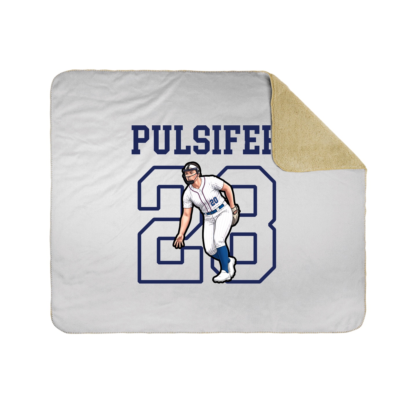 Throw Blanket — Shirsey in White