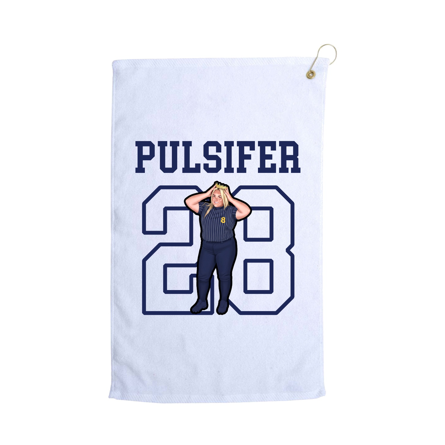 Golf Towel — Shirsey in White