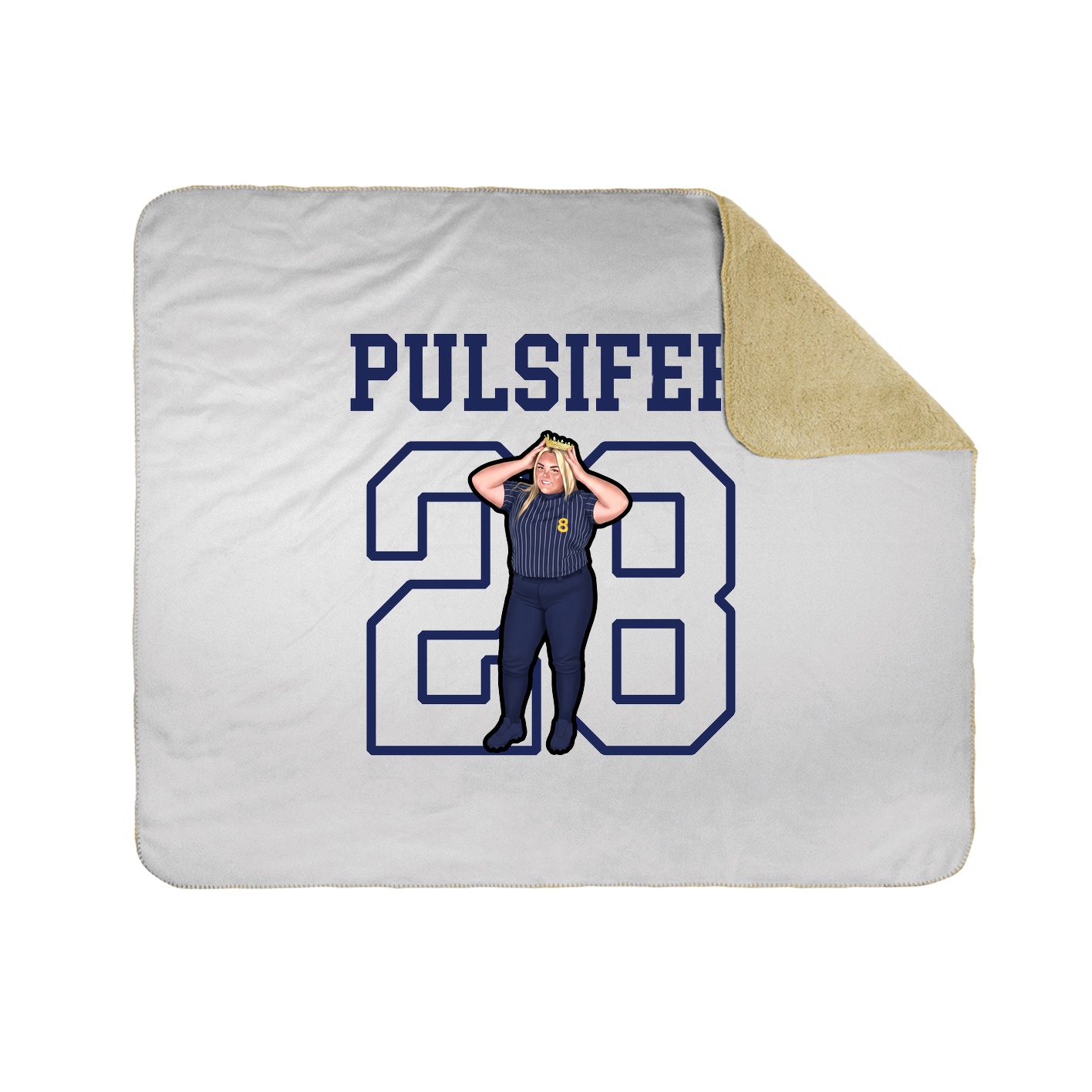 Throw Blanket — Shirsey in White