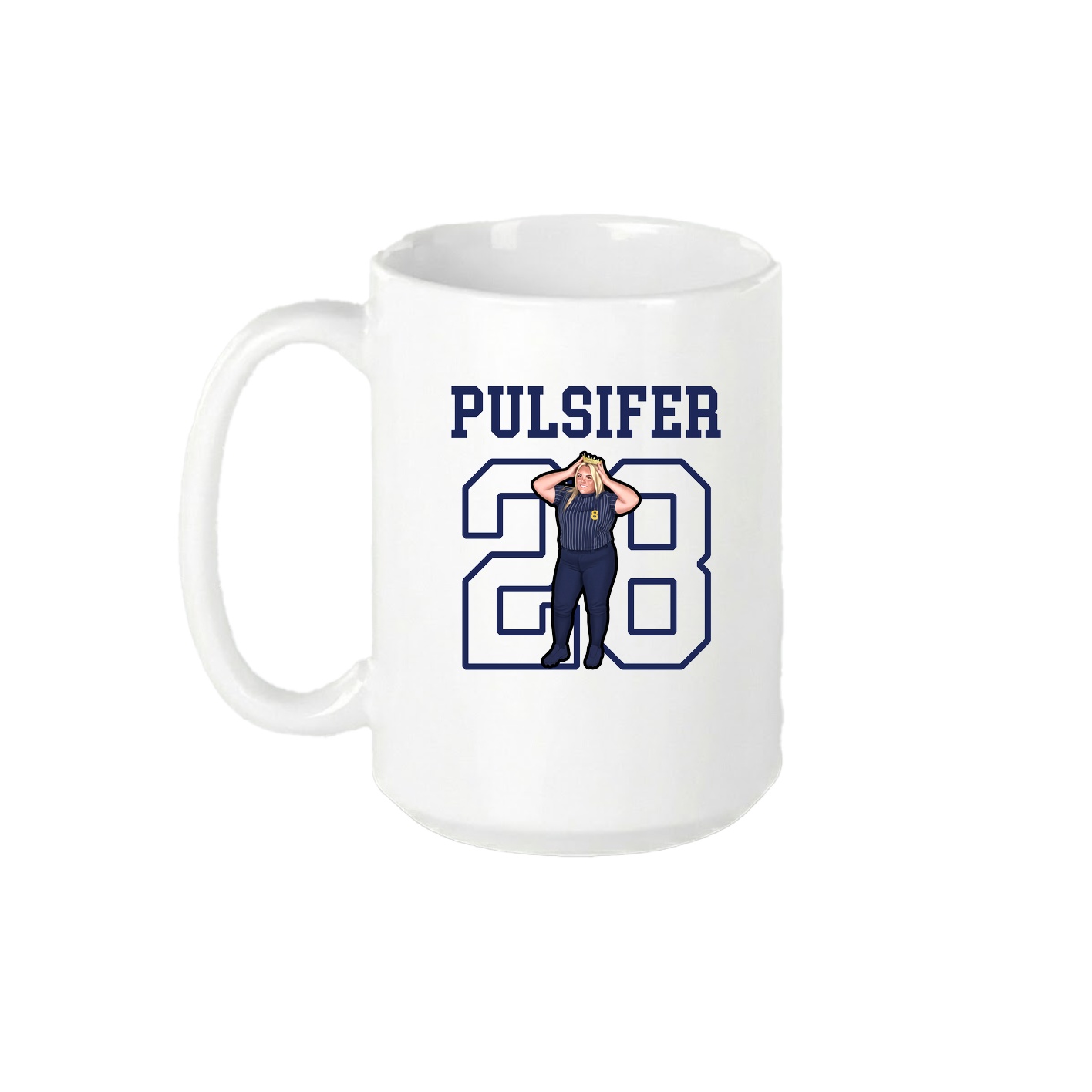 15oz Coffee Mug — Shirsey in White