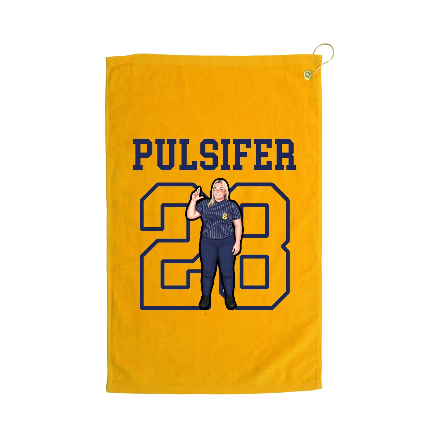 Golf Towel — Shirsey in Gold