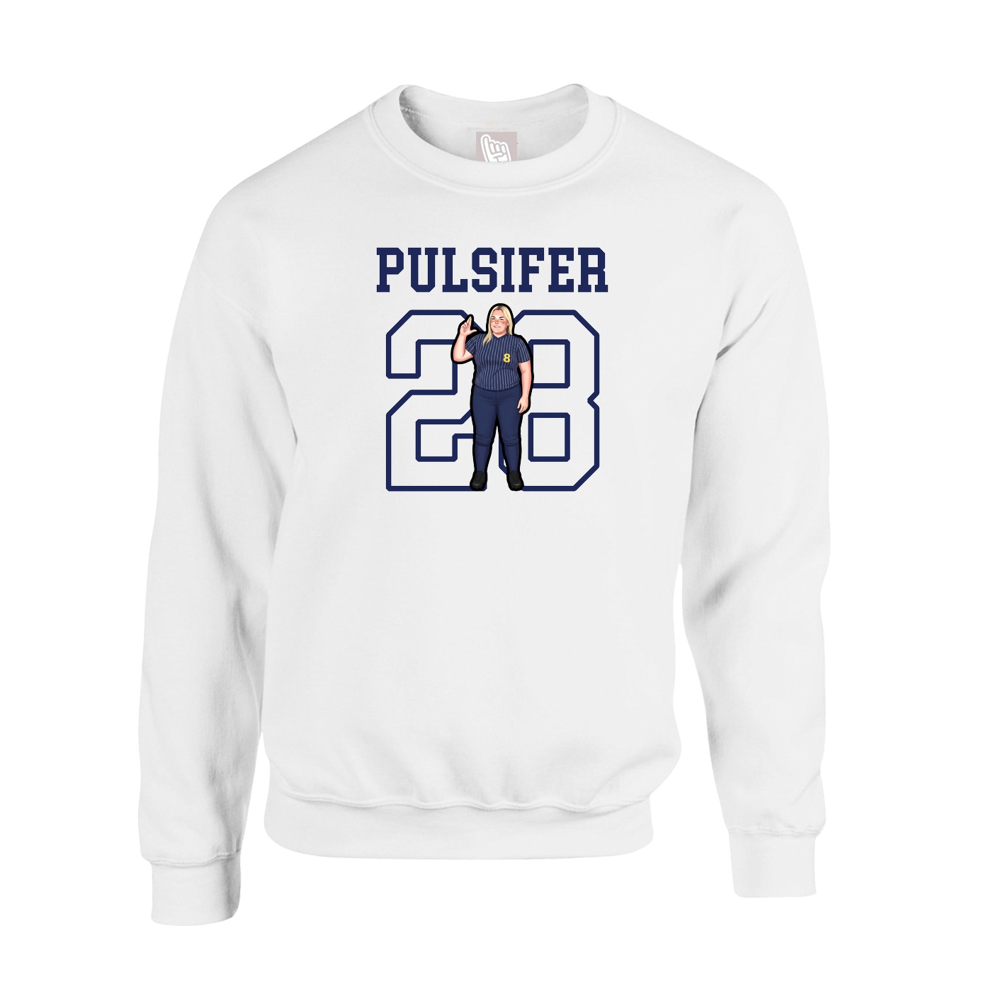 Fleece Crew — Shirsey in White