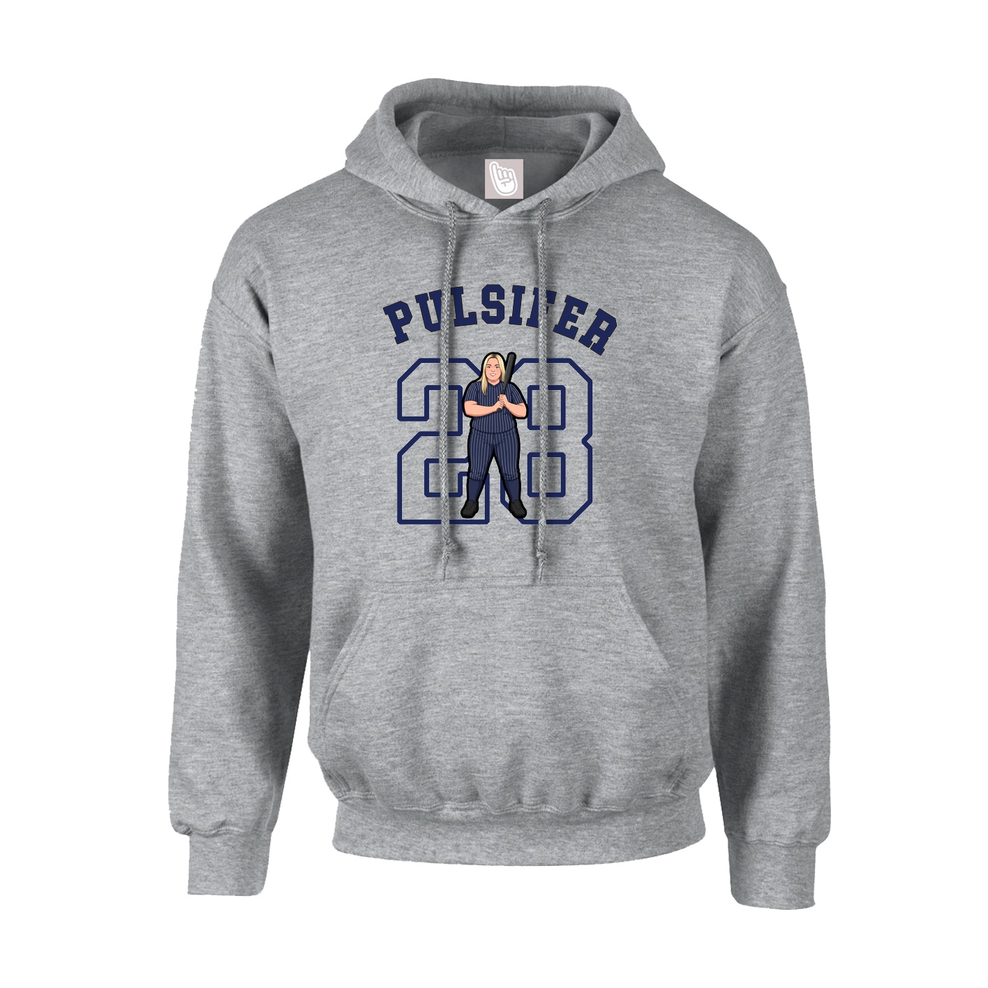 Youth Hoodie — Shirsey Arch in Grey